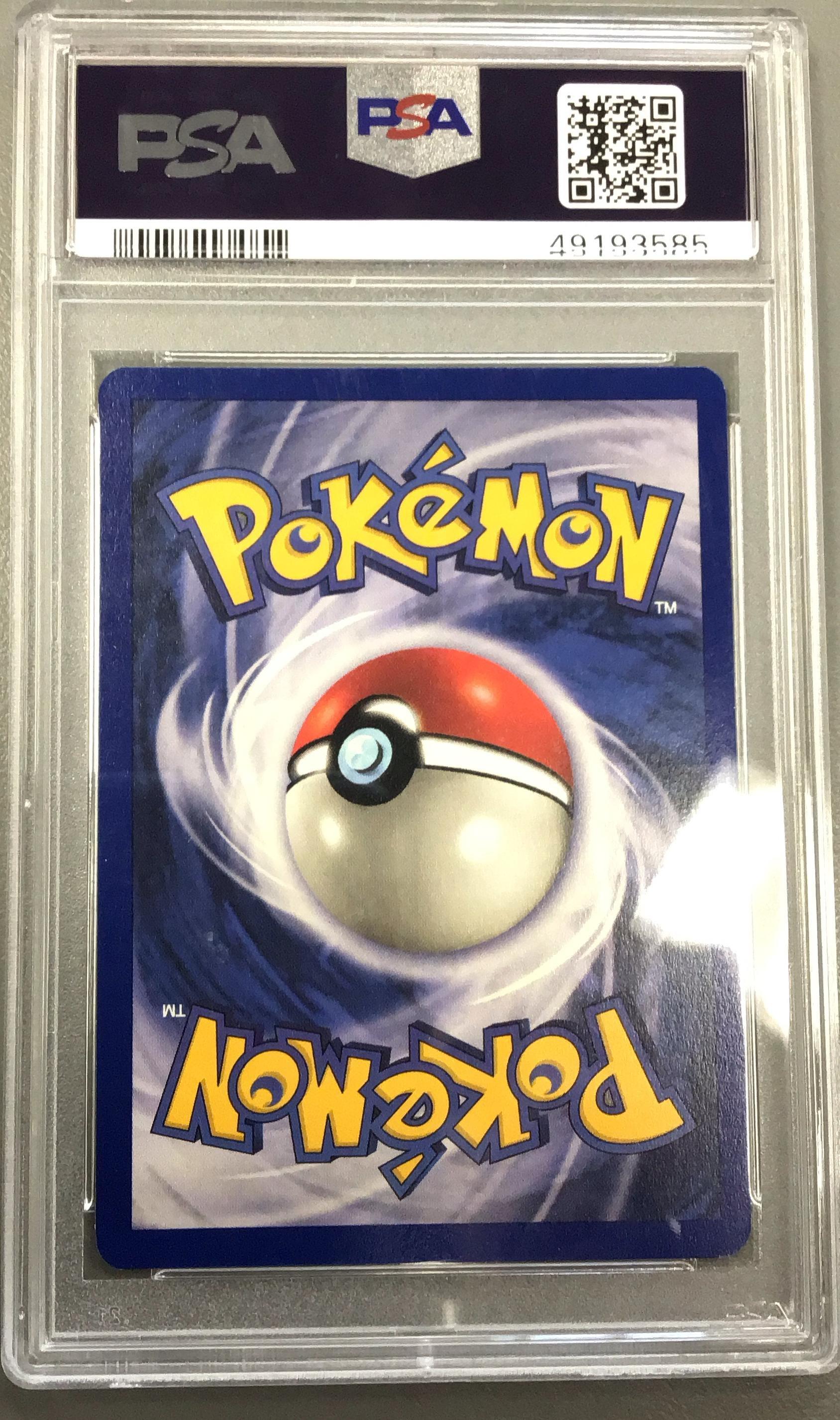 1999 Pokemon Game 56 Onix PSA
