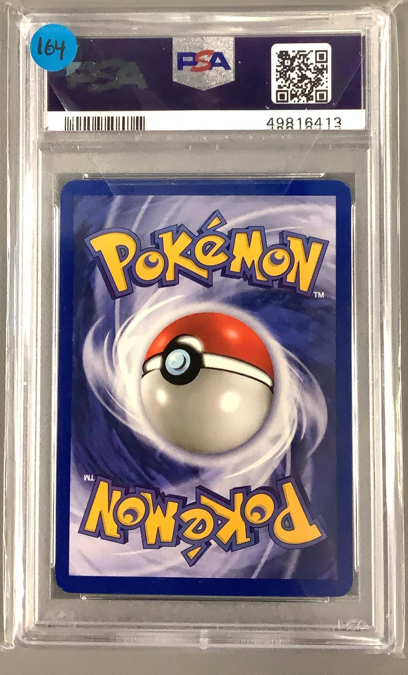 2000 Pokemon Rocket 59 Machop 1st Edition PSA