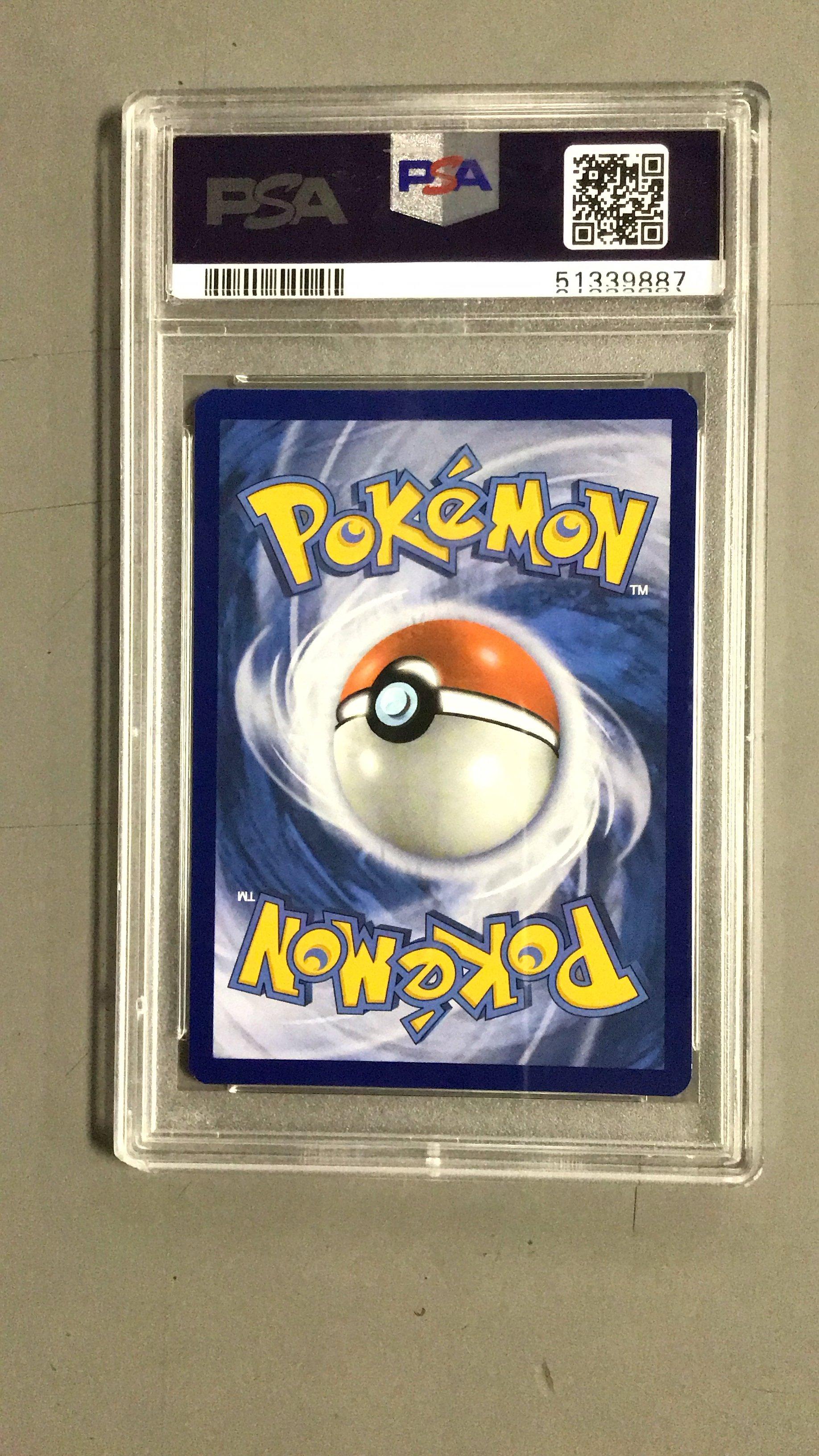 2017 Pokemon Sun & Moon Burning Shadows 135 Full Art/machamp Gx PSA