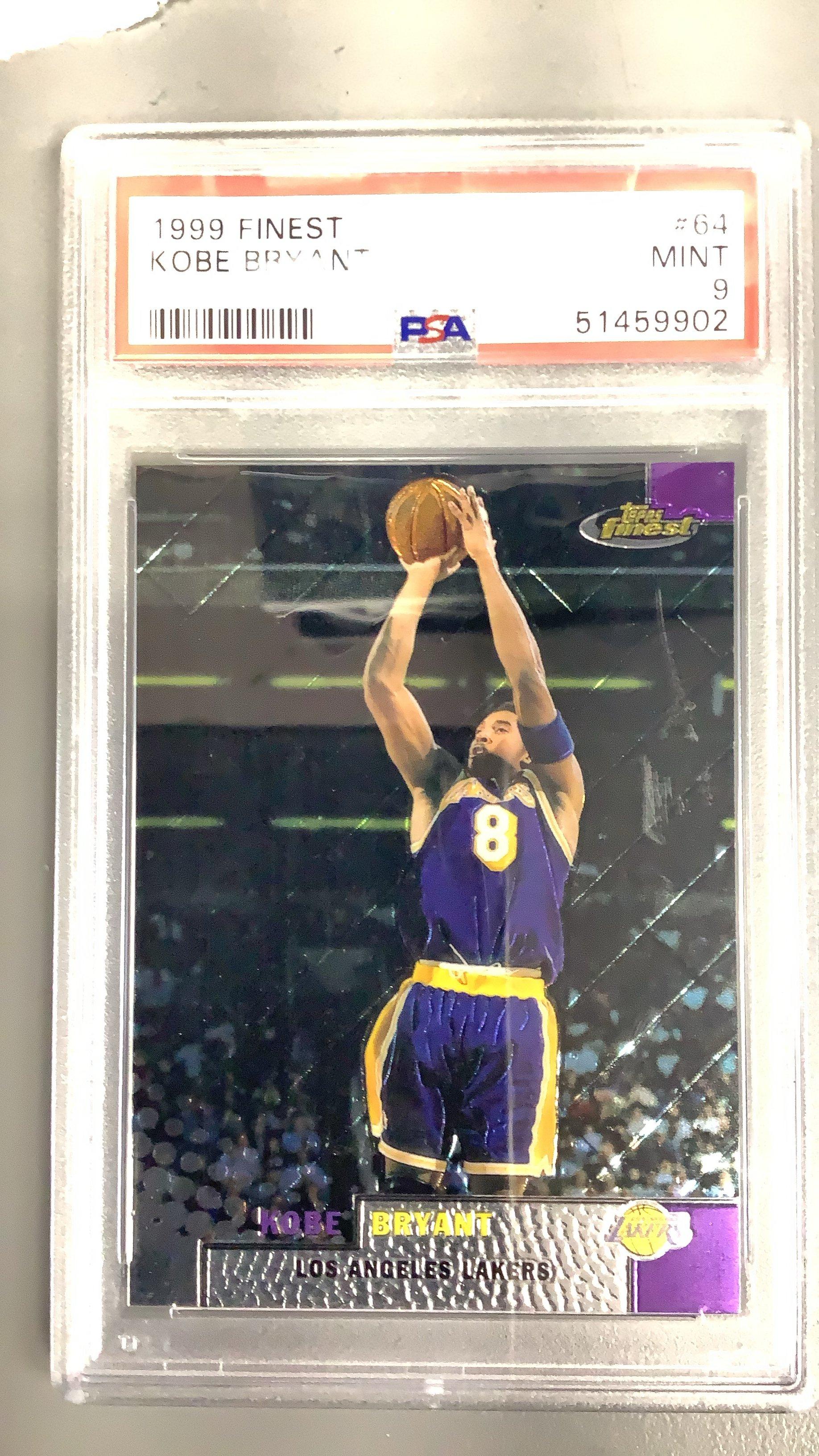 1999 Finest 64 Kobe Bryant PSA 9