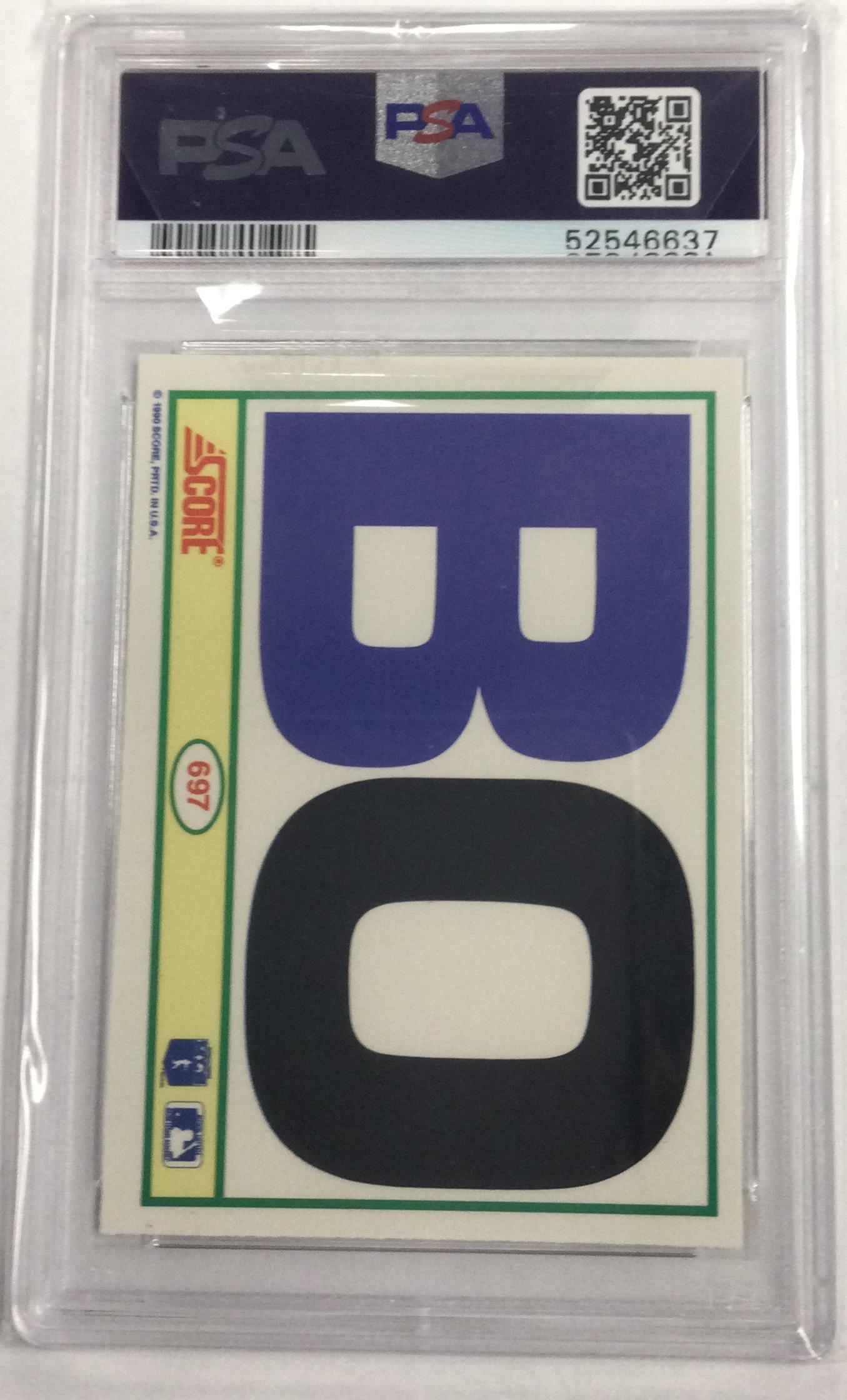 1990 Score Bo Jackson Graded 1990 Score Bo Jackson Football/Baseball ...