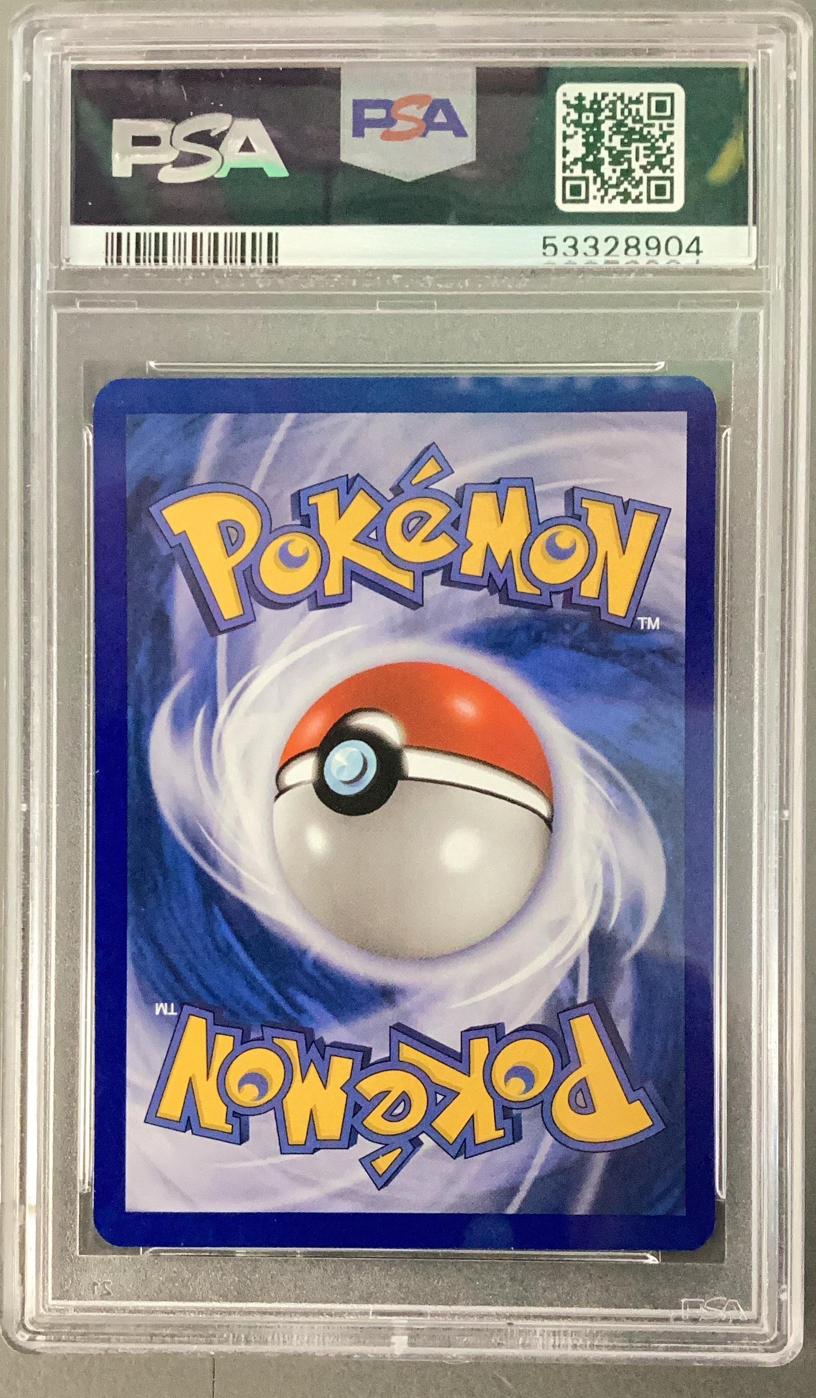 2005 Pokemon Ex Unseen Forces 9 Meganium-holo PSA 9