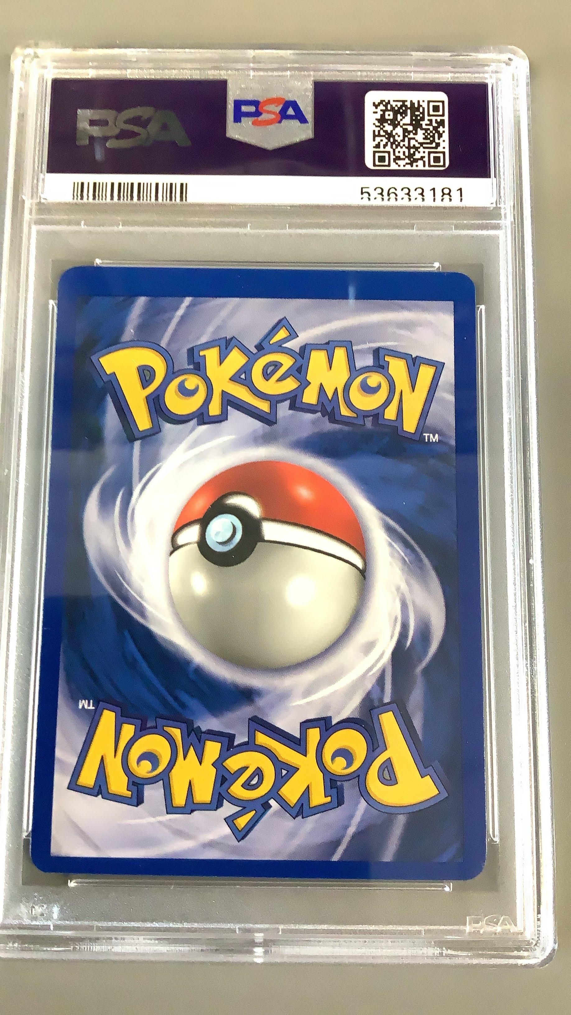 2000 Pokemon Neo Genesis 1st Edition 19 Metal Energy PSA 8