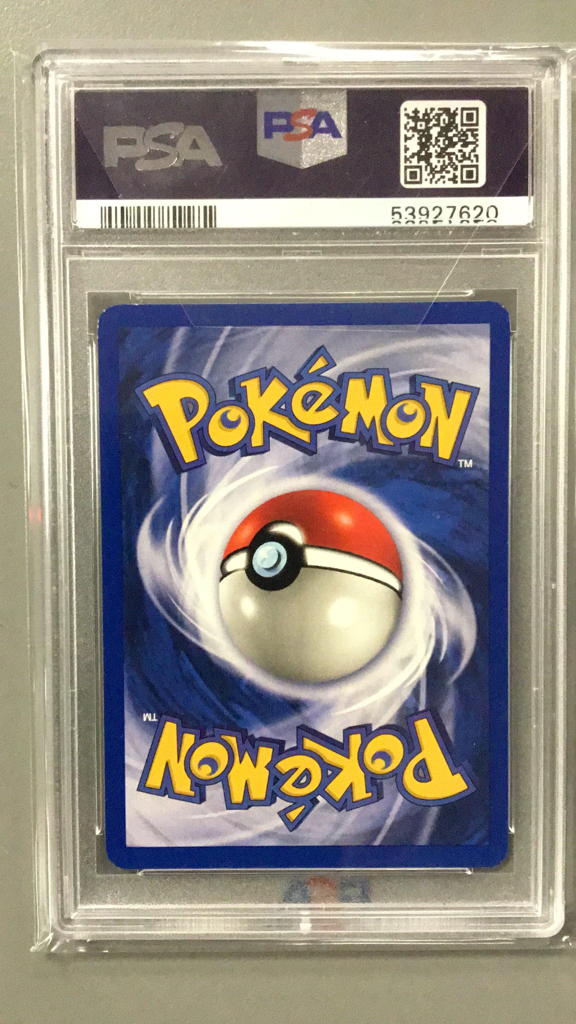 2000 Pokemon Gym Heroes 62 Blaine's Growlithe 1st Edition PSA