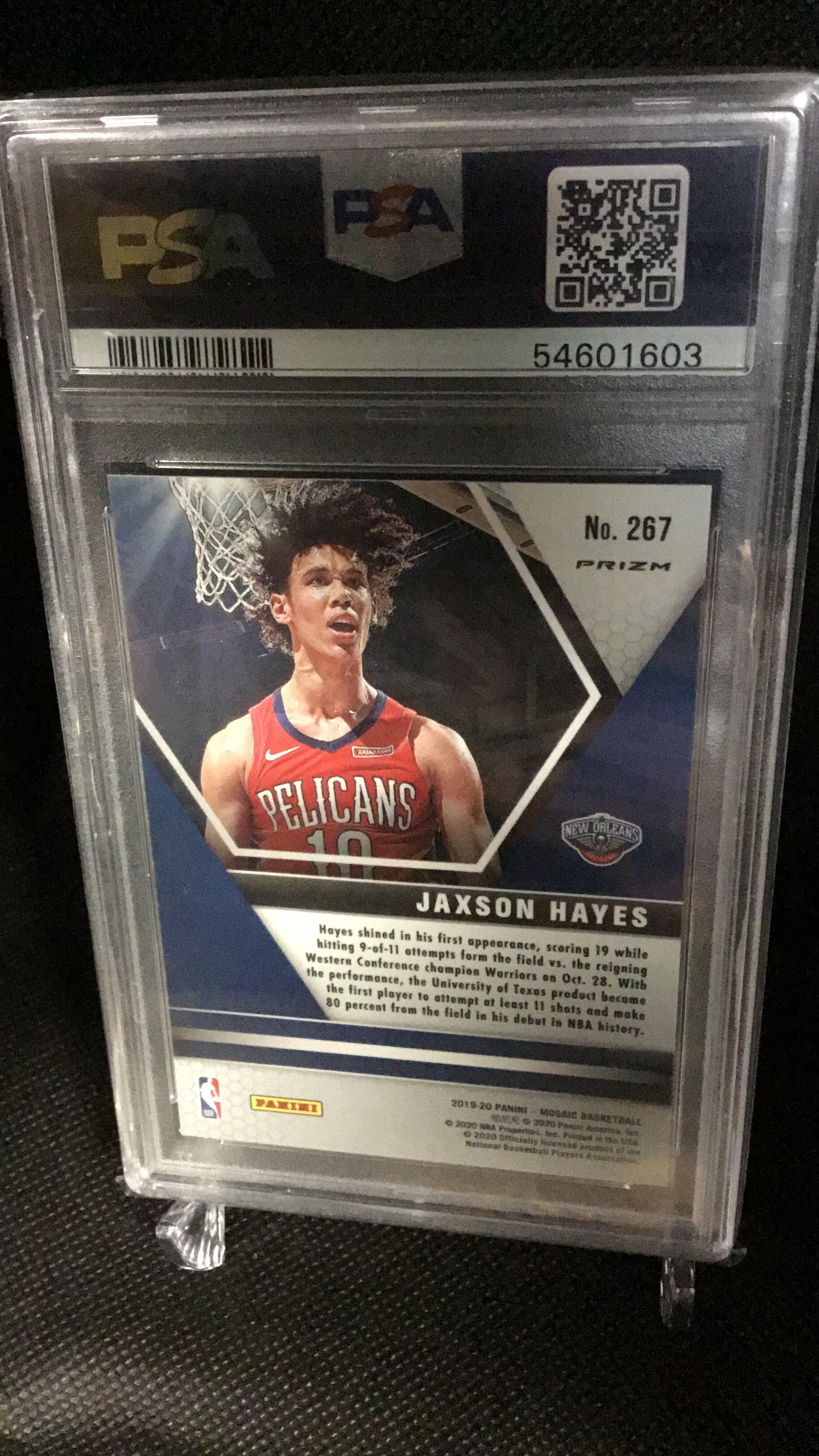 2019 Panini Mosaic 267 Jaxson Hayes Mosaic PSA 9