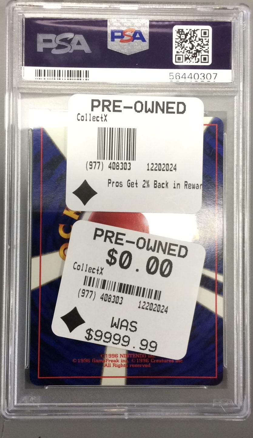 1998 Pokemon Japanese Gym 125 Lt. Surge's Electabuzz-holo PSA