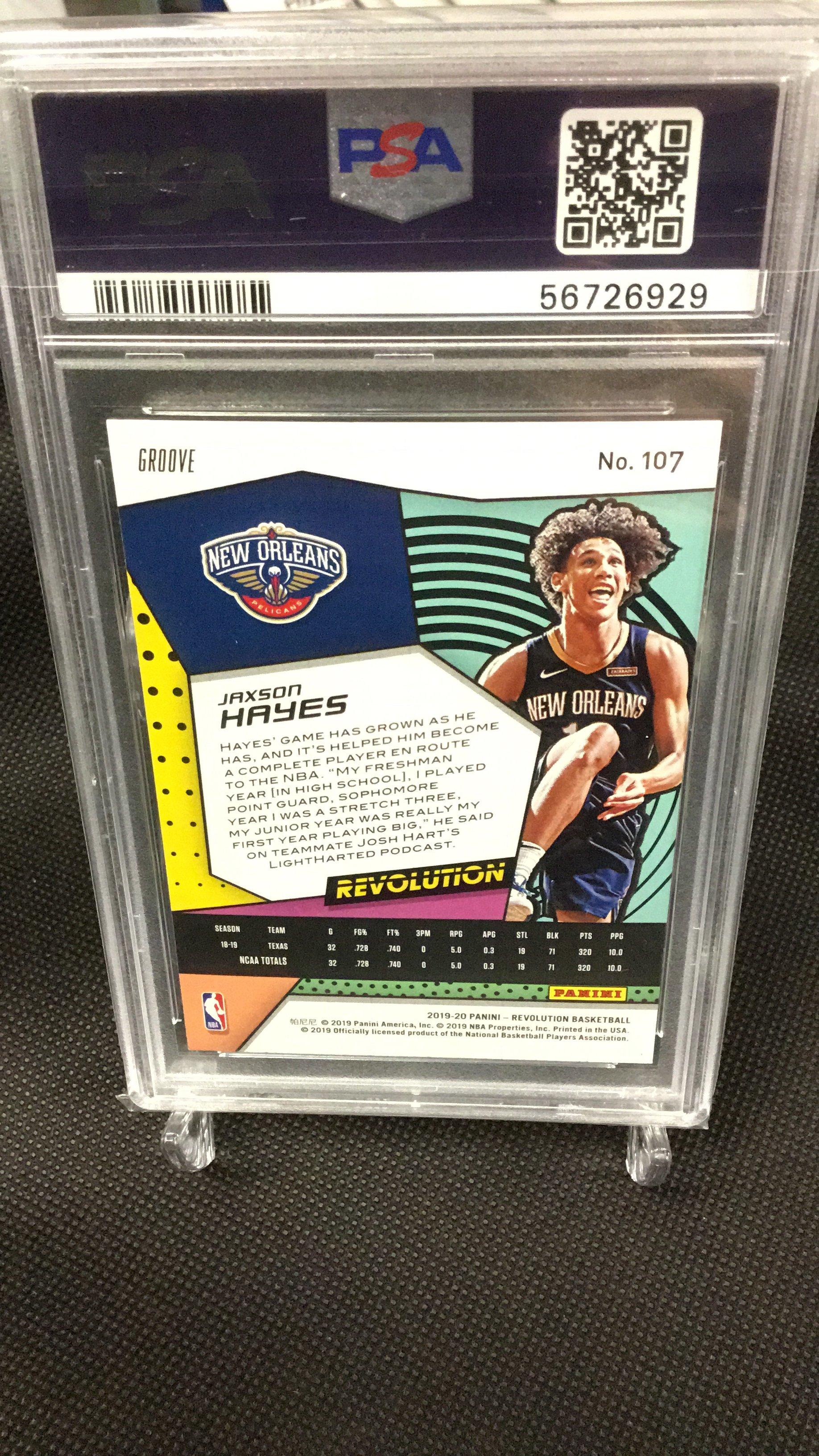 2019 Panini Revolution 107 Jaxson Hayes Groove PSA 9