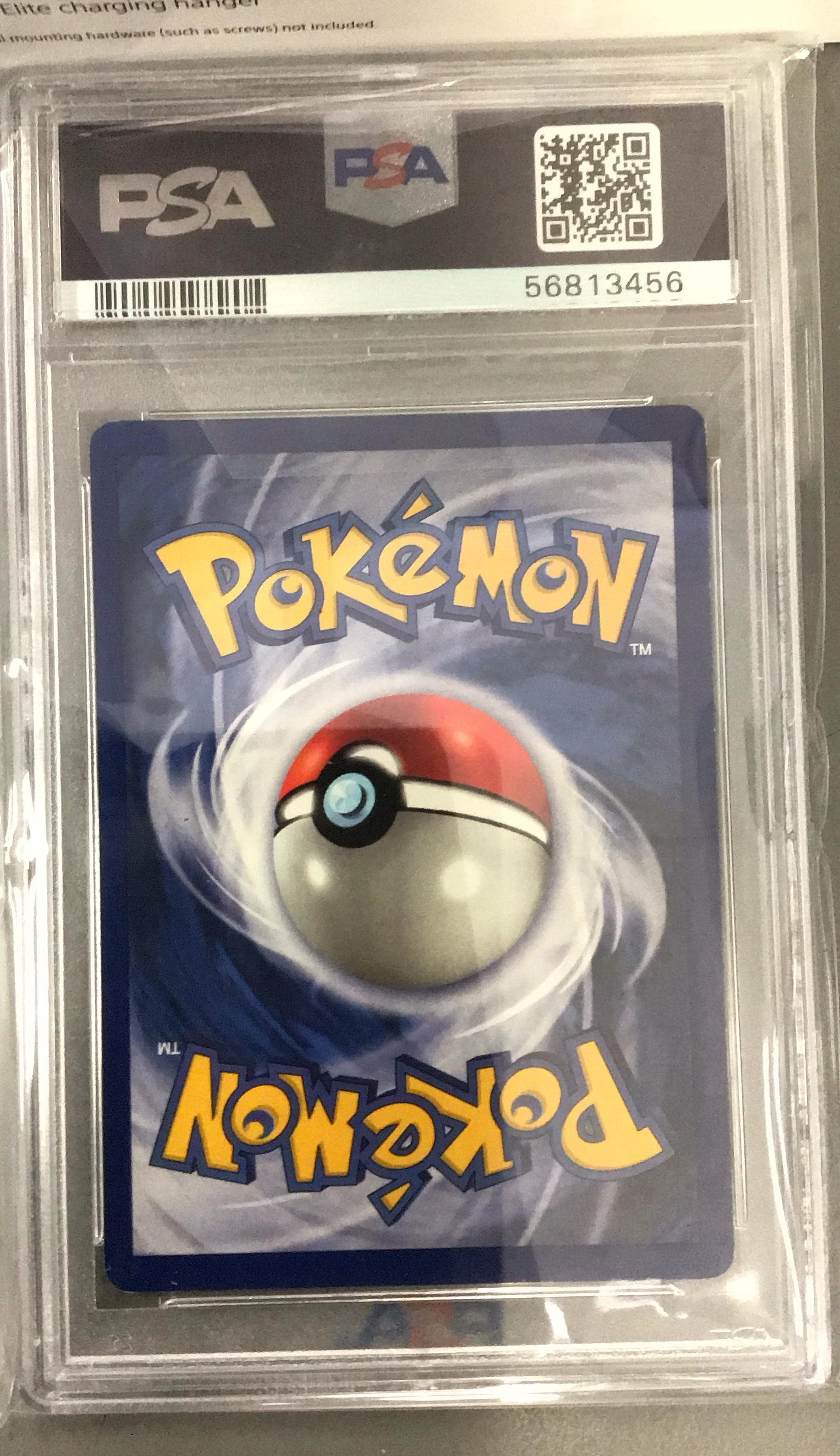1999 Pokemon Game 98 Fire Energy 1st Edition PSA 9