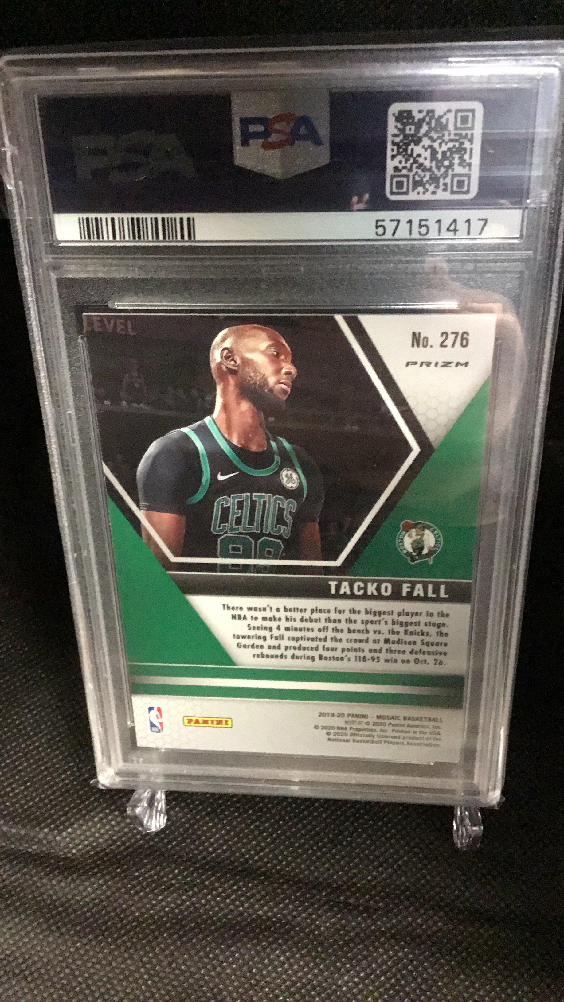 2019 Panini Mosaic 276 Tacko Fall Red Mosaic PSA 9