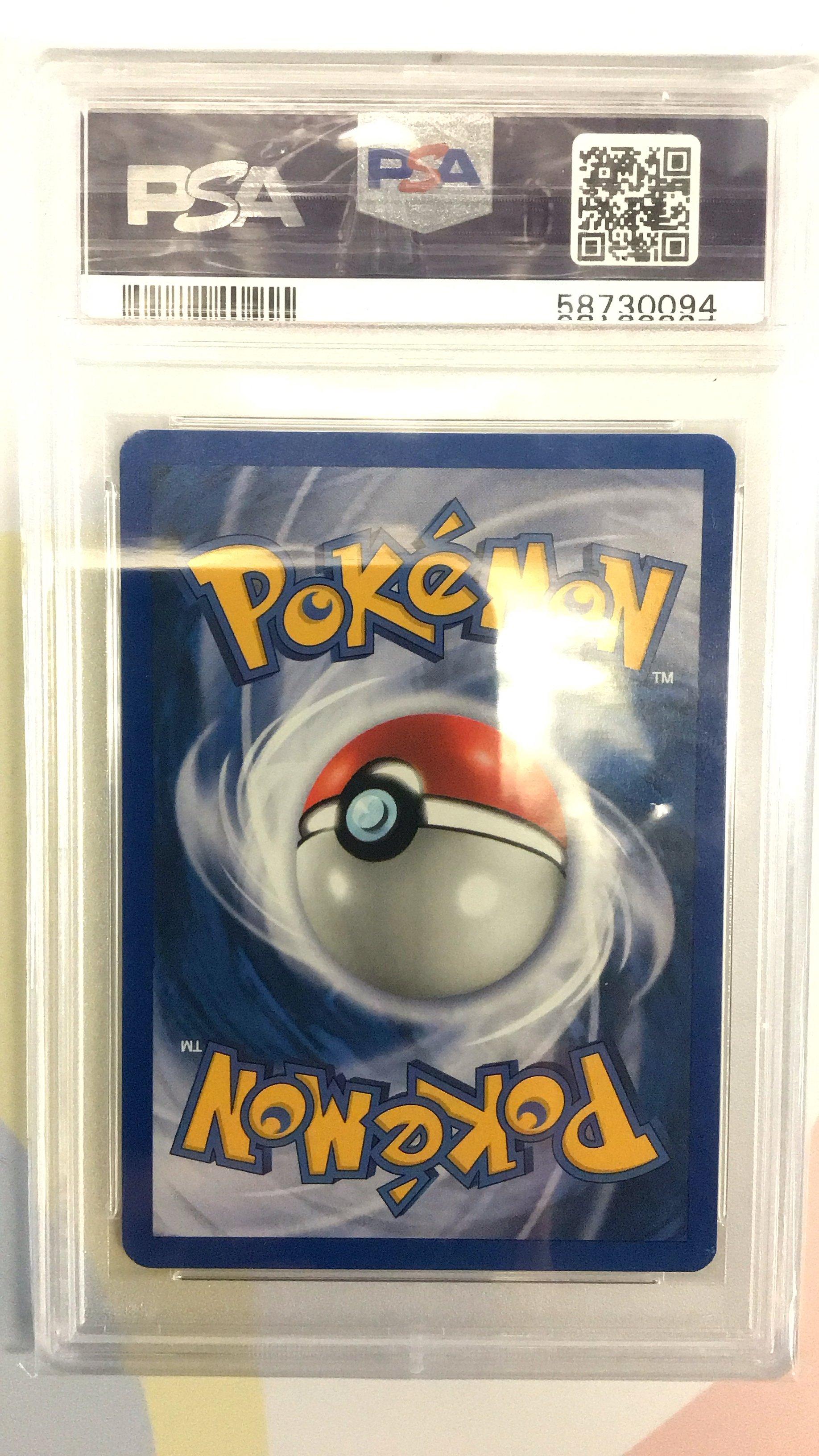 2000 Pokemon Gym Challenge Sabrina's Gastly 1st Edition PSA