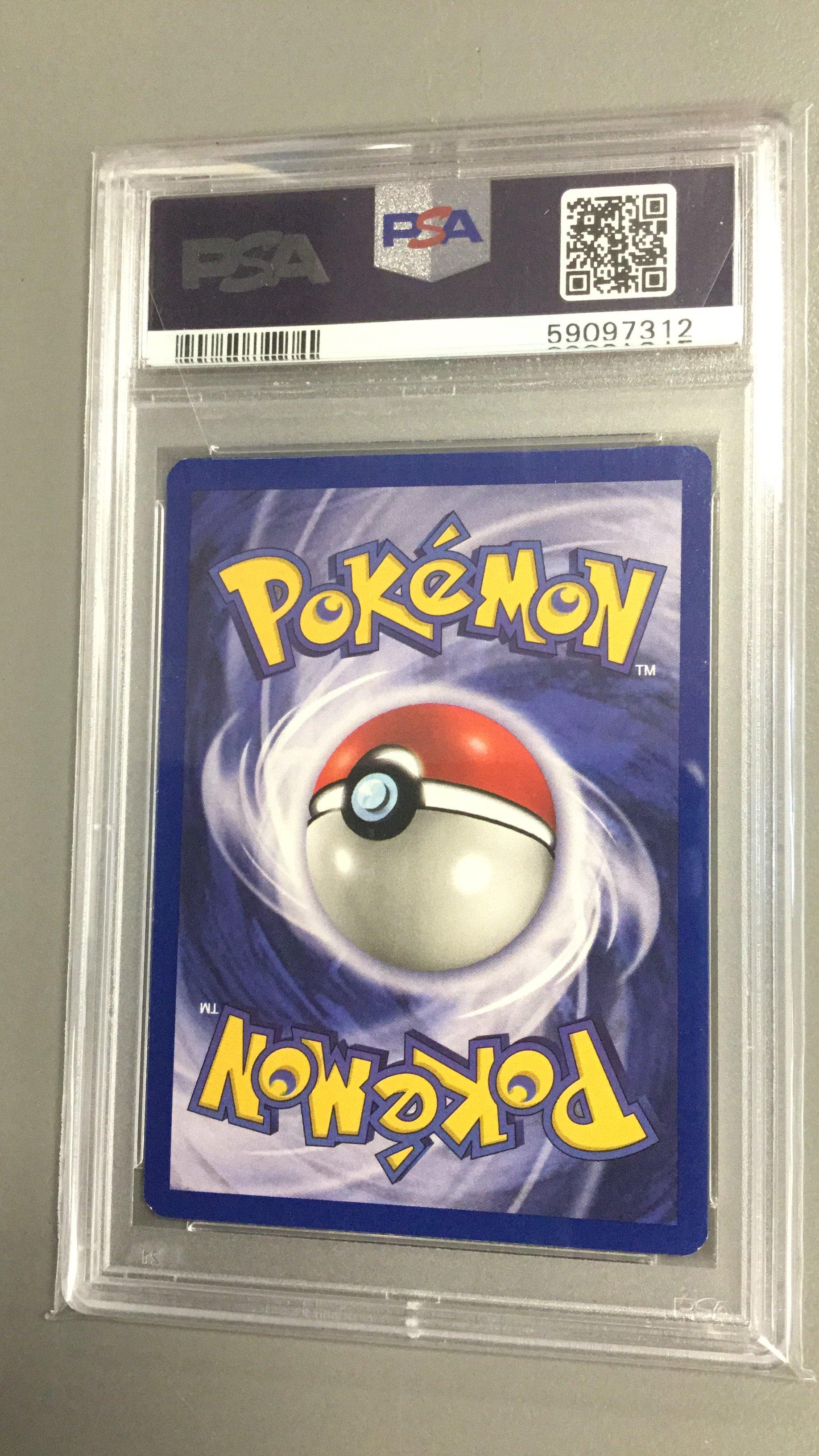 2000 Pokemon Promo Black Star 6 Arcanine Pokemon League PSA 9