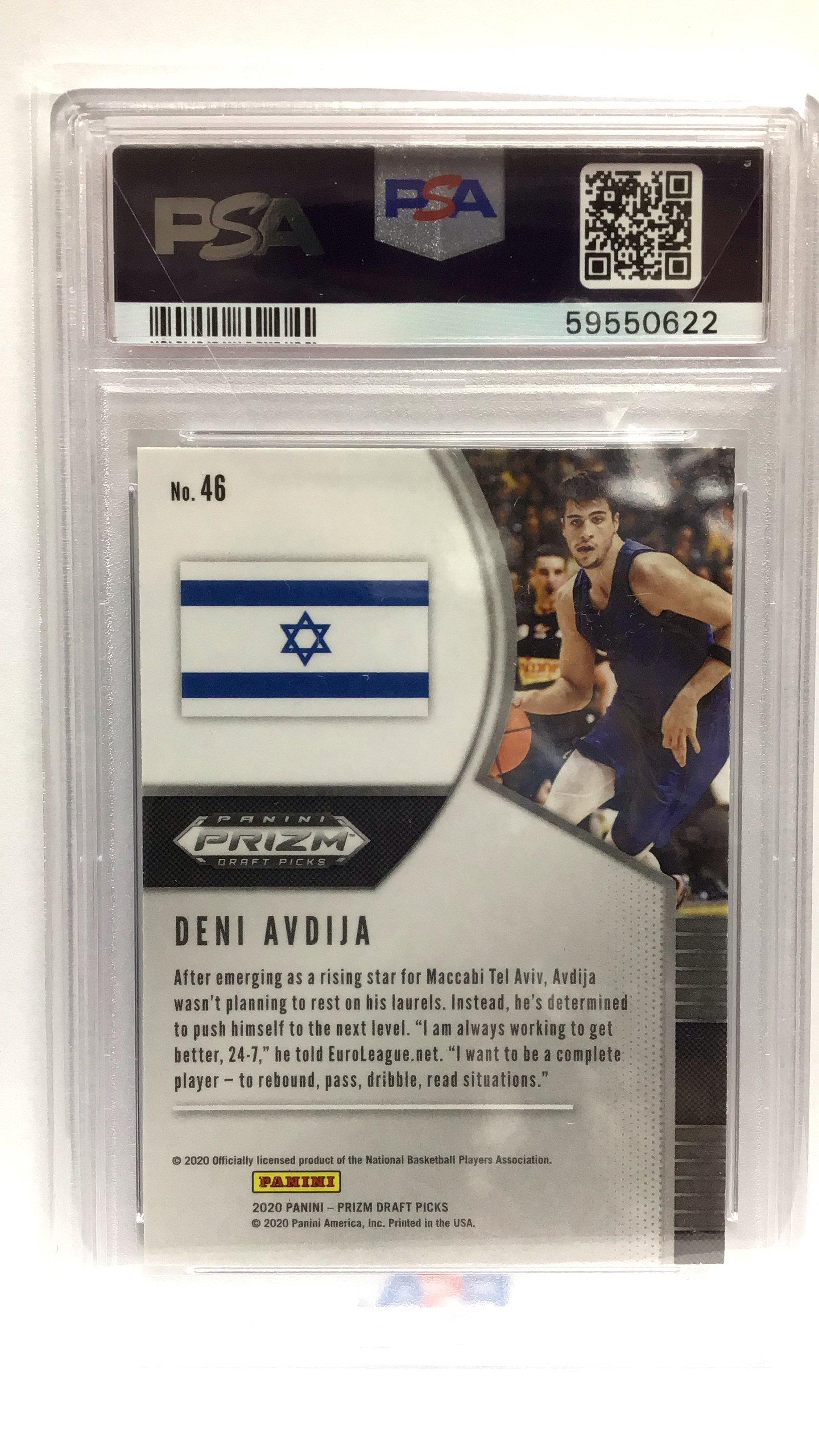 2020 Panini Prizm Draft Picks 46 Deni Avdija PSA 9