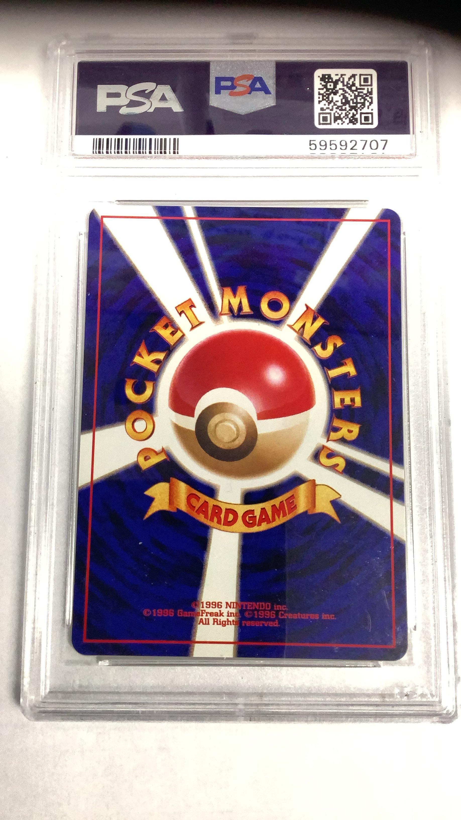 2001 Pokemon Japanese Neo 4 123 Scyther PSA 9