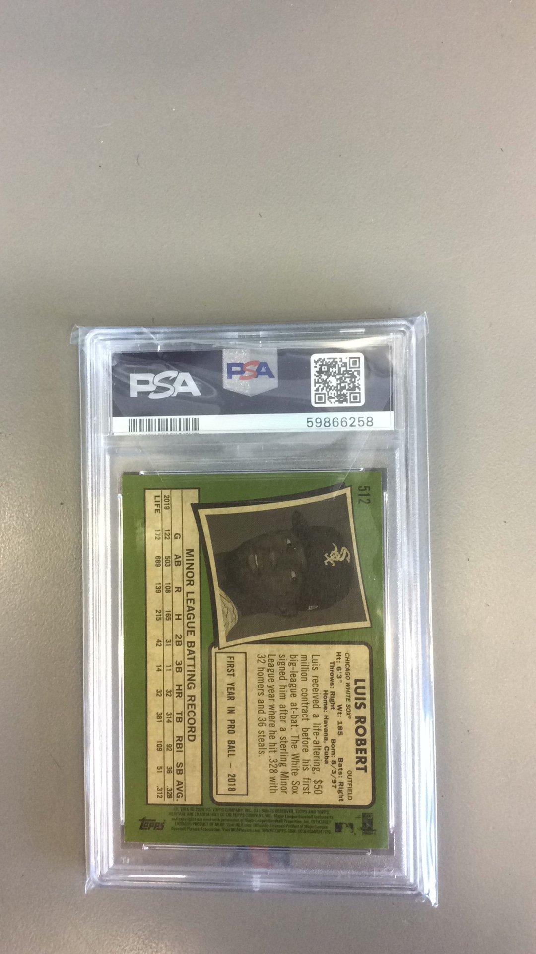 2020 Topps Heritage 512 Luis Robert PSA 9 | GameStop