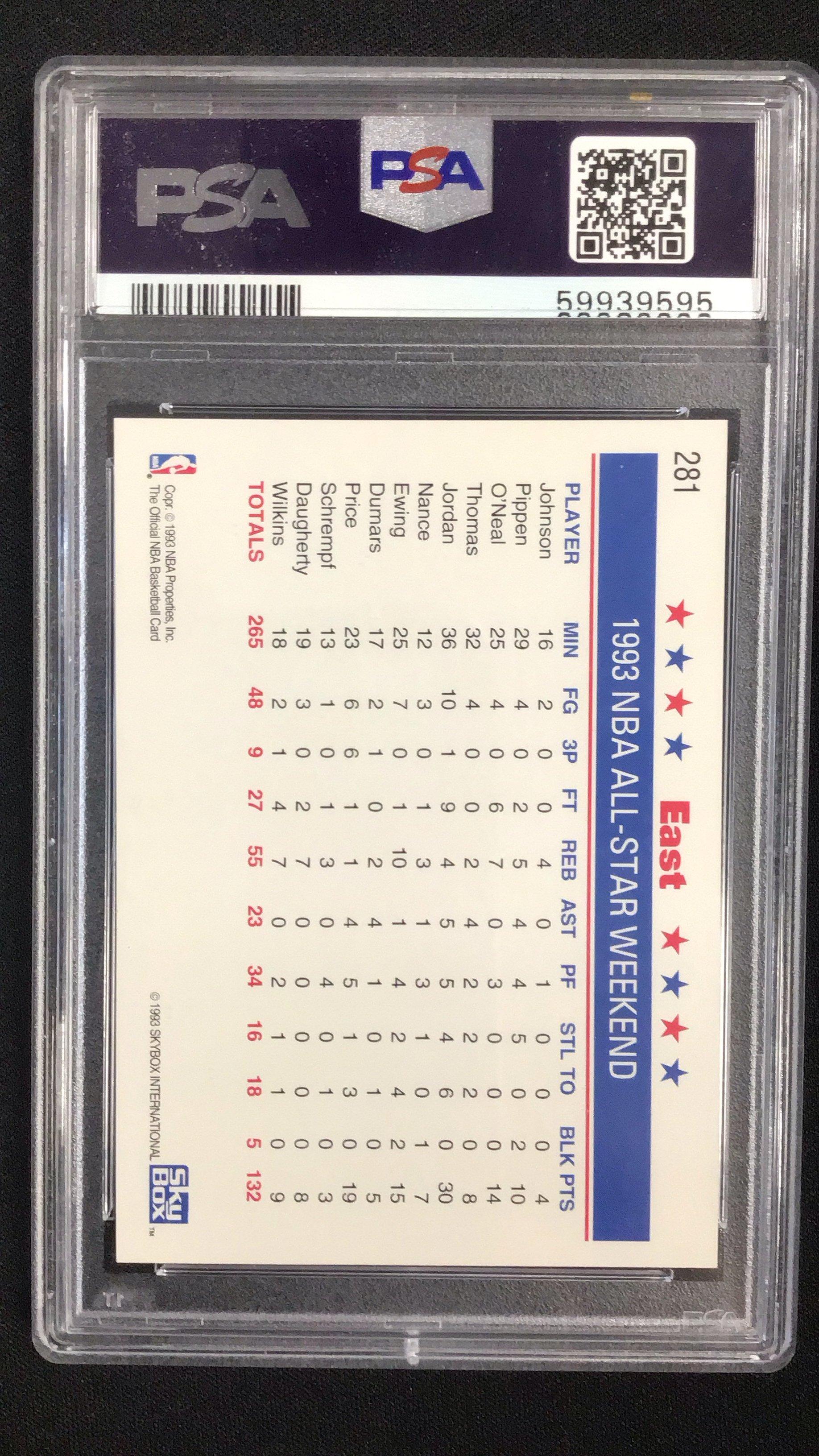 1993 Hoops 281 East Team Photo PSA 10