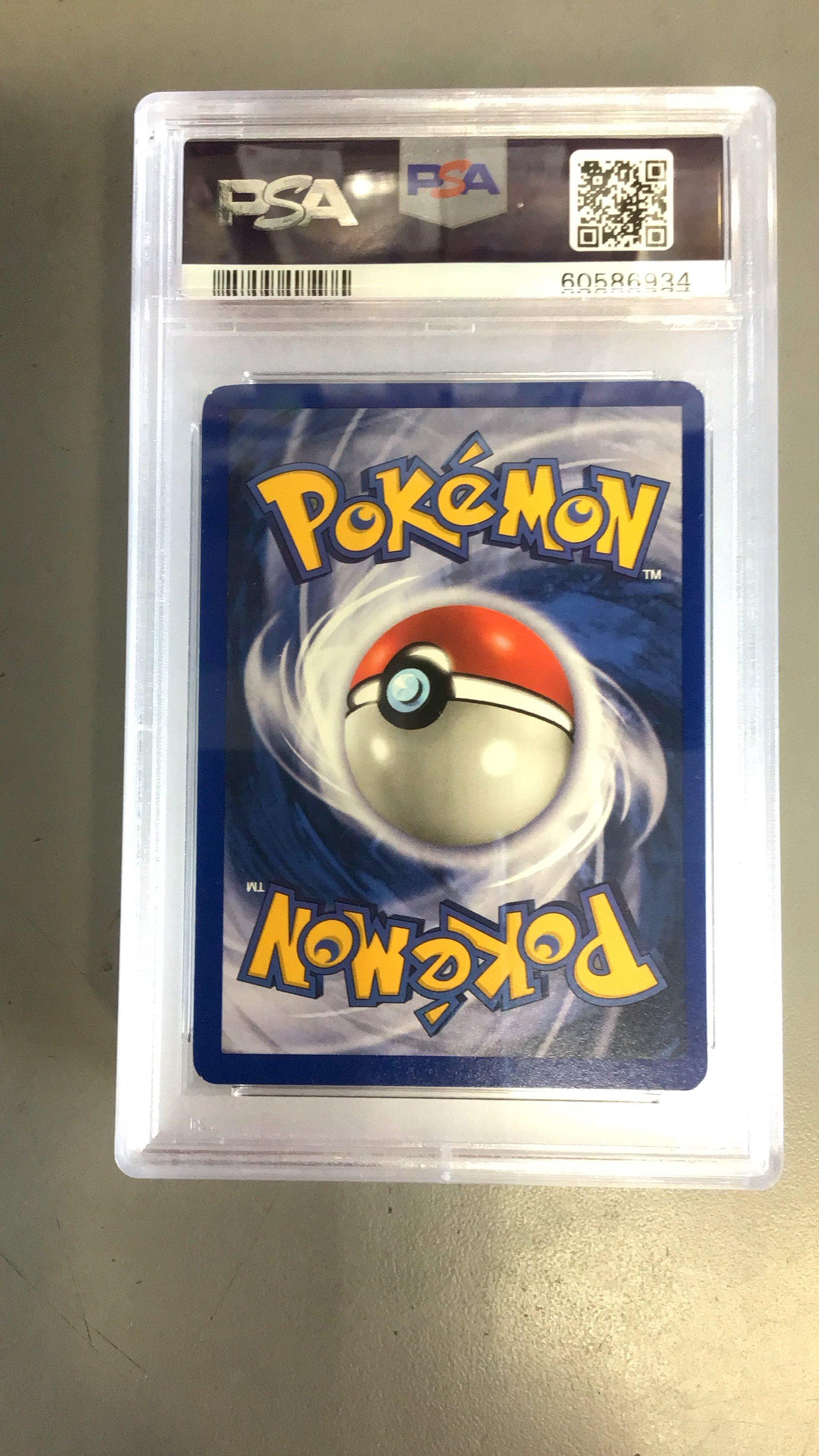 2000 Pokemon Promo Black Star 9 Mew-holo Pokemon League PSA 8