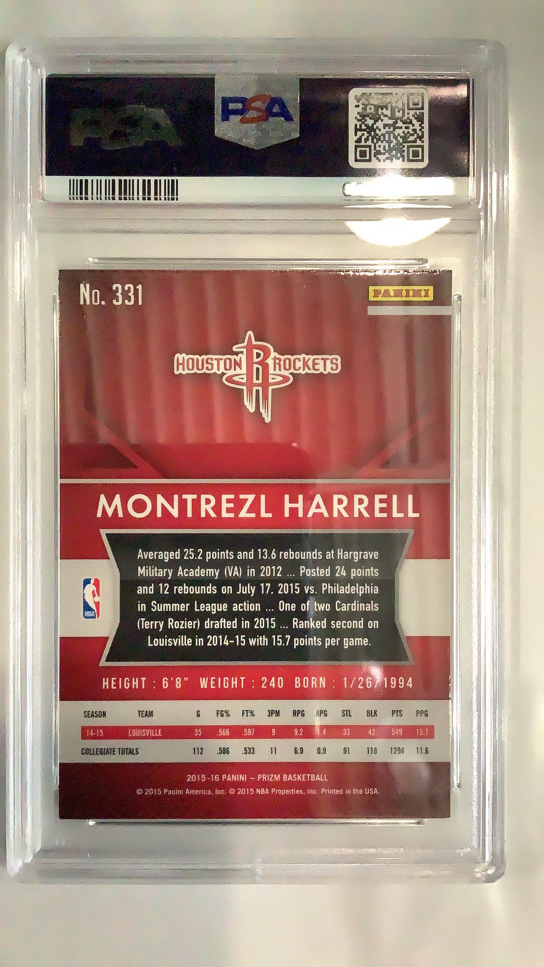 2015 Panini Prizm 331 Montrezl Harrell PSA 9