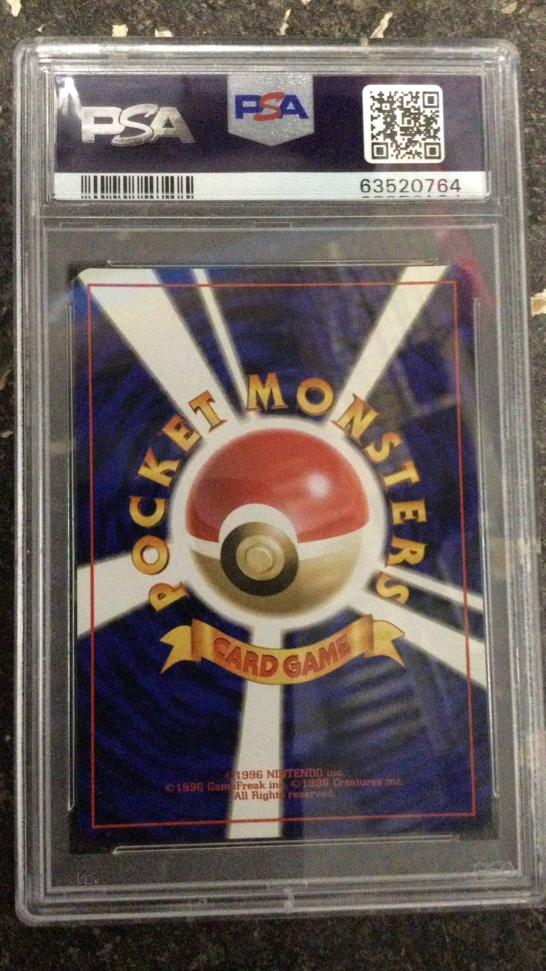1997 Pokemon Japanese Jungle 123 Scyther-holo PSA 10 Graded Card