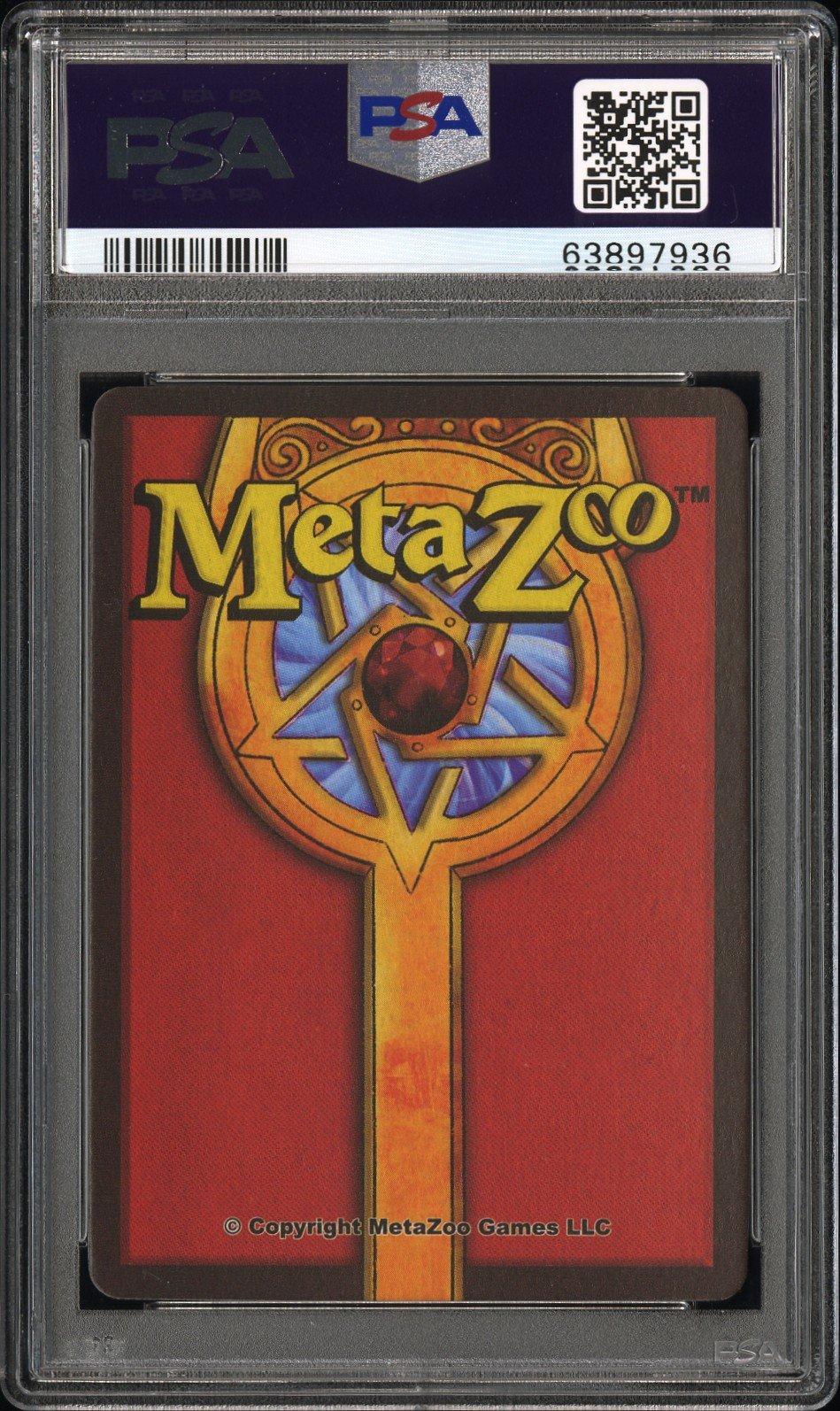 2021 Metazoo Cryptid Nation 3 Mothman-holo 1st Edition PSA 10