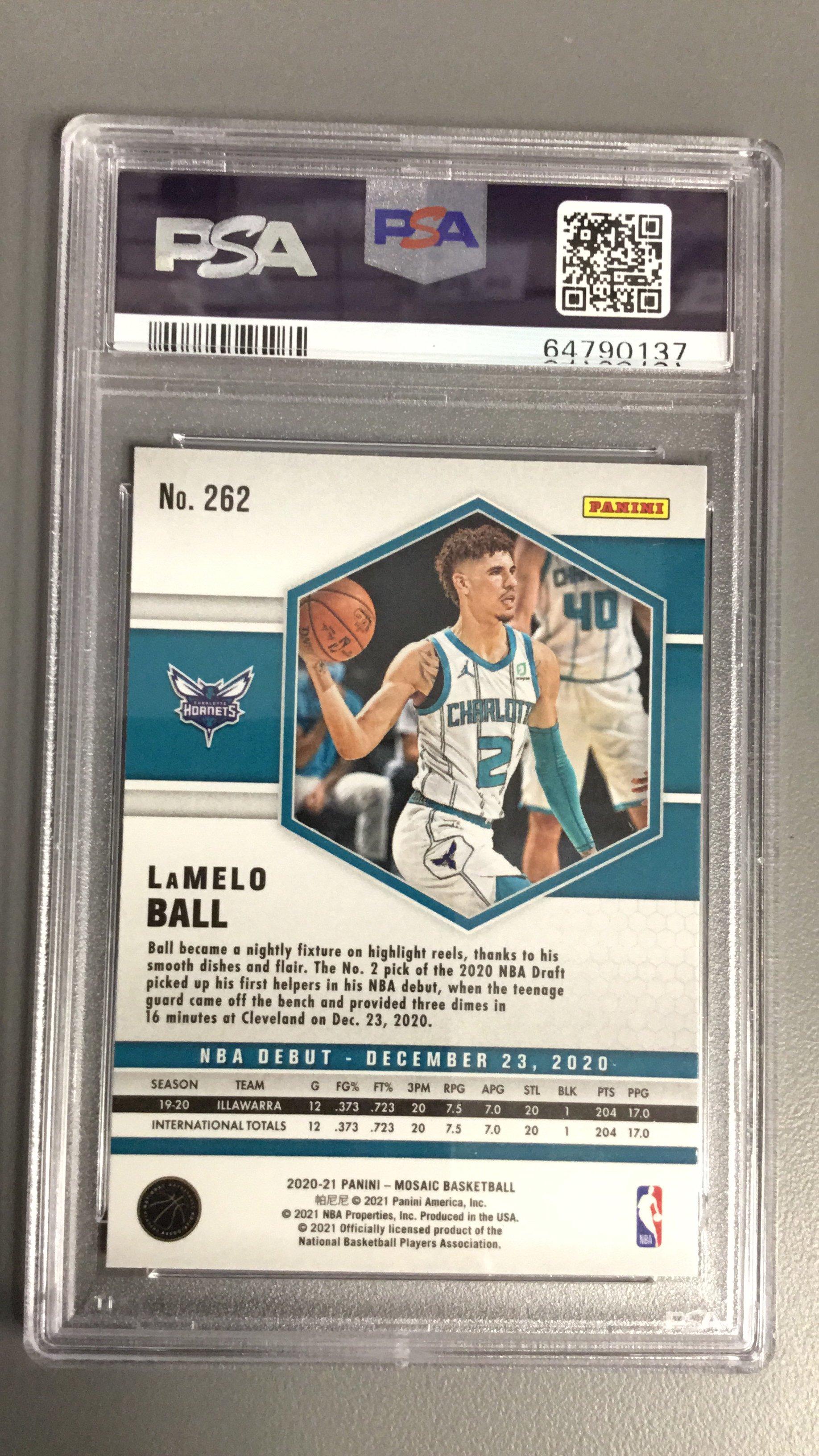2020 Panini Mosaic Lamelo Ball PSA