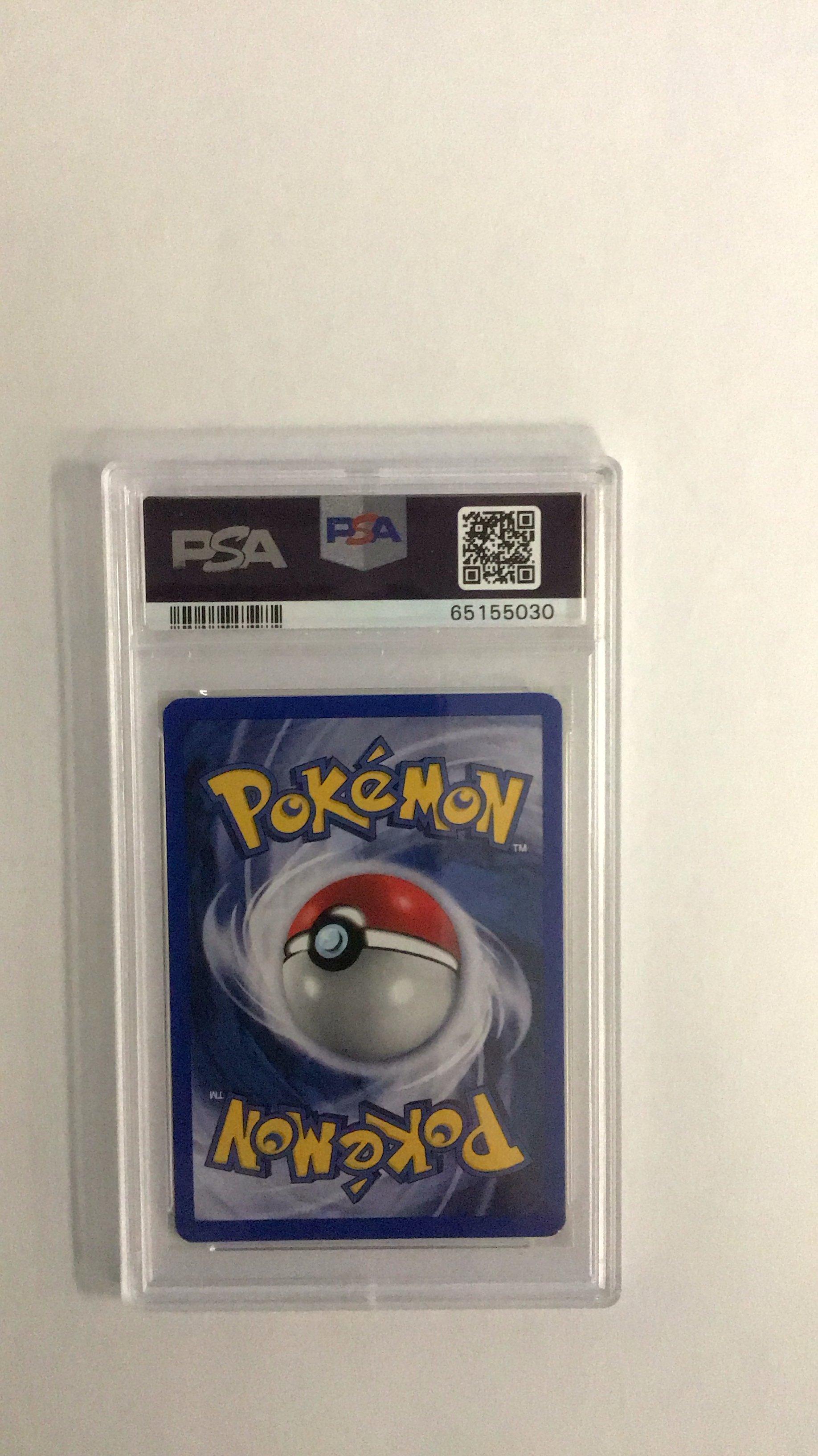 2002 Pokemon Legendary Collection 7 Dark Raichu-holo PSA 8