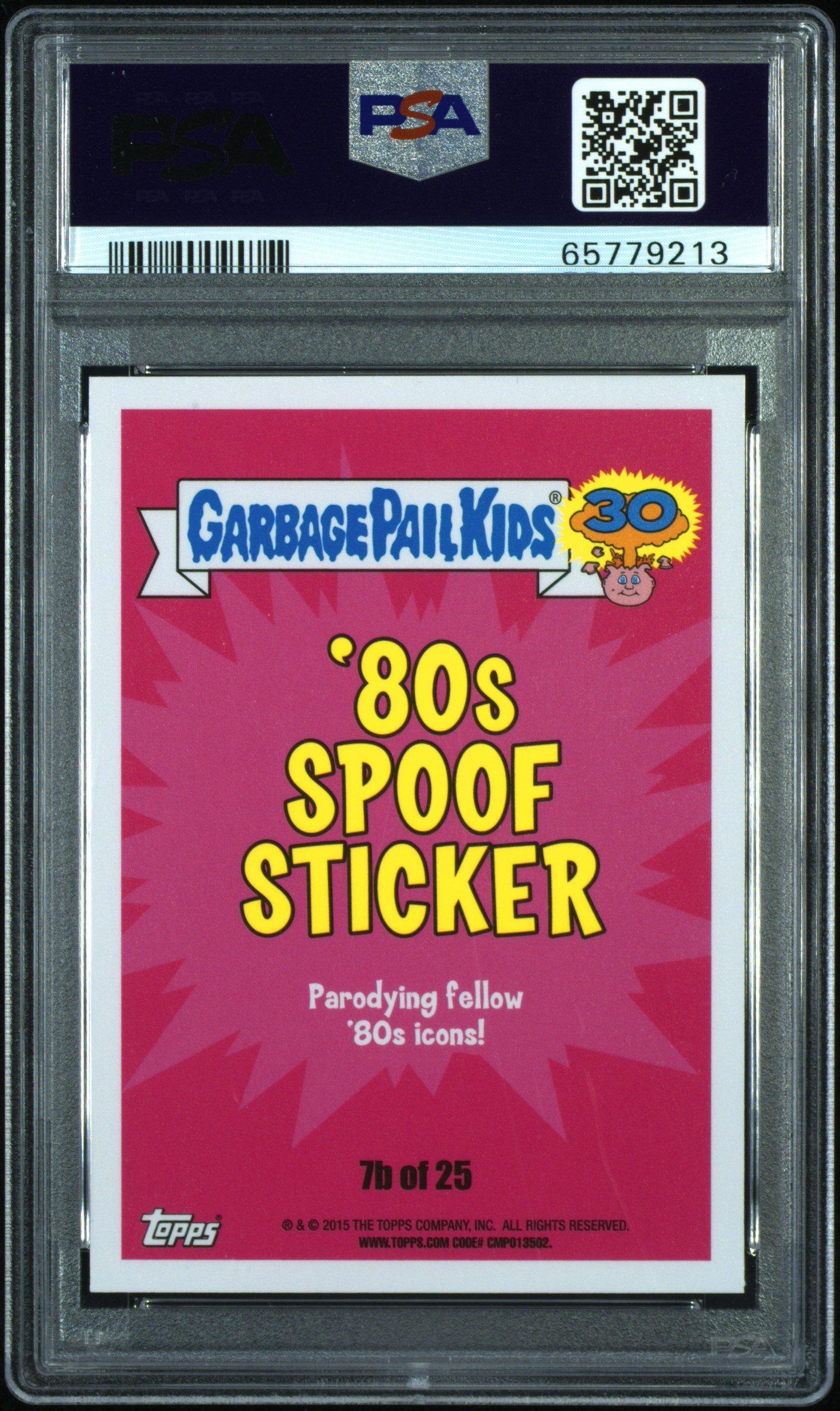 2015 Topps Garbage Pail Kids 30th Anniversary '80's Spoof 7b Jumpin' Jordan PSA 9