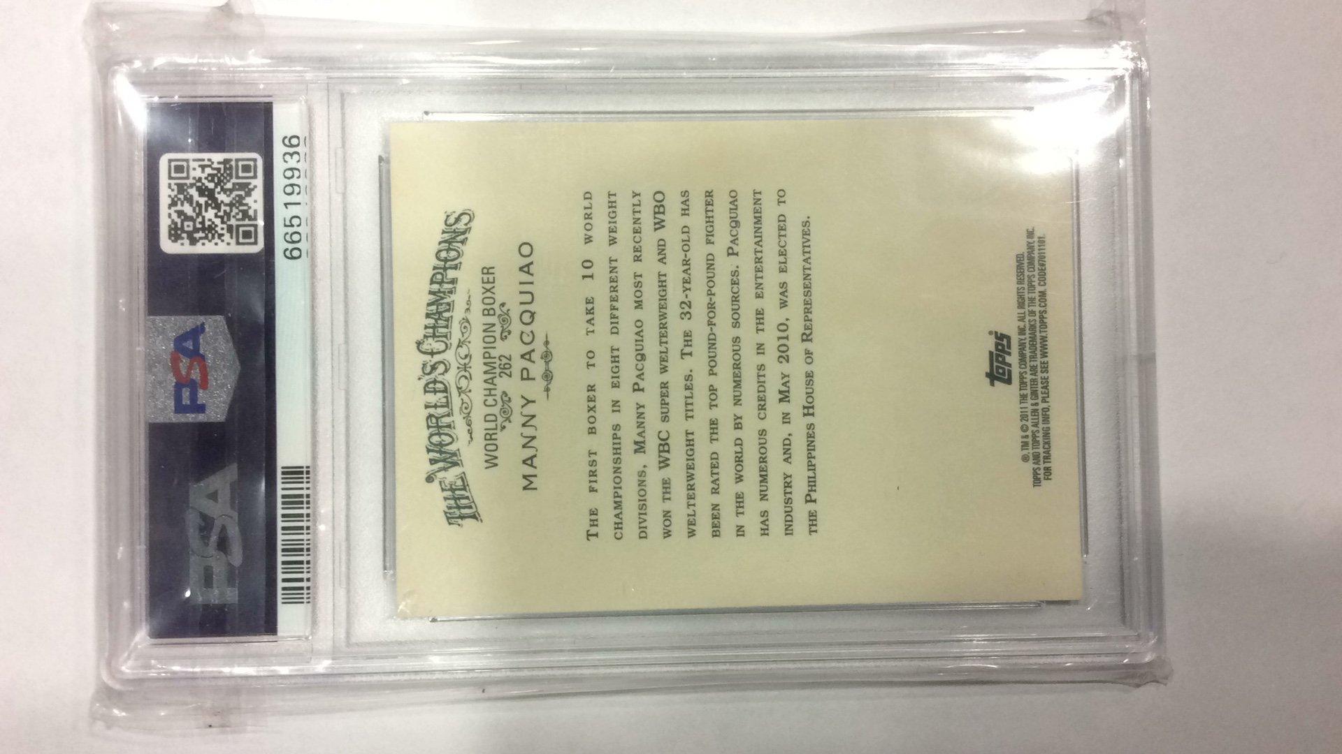 2011 Topps Allen & Ginter 262 Manny Pacquiao PSA