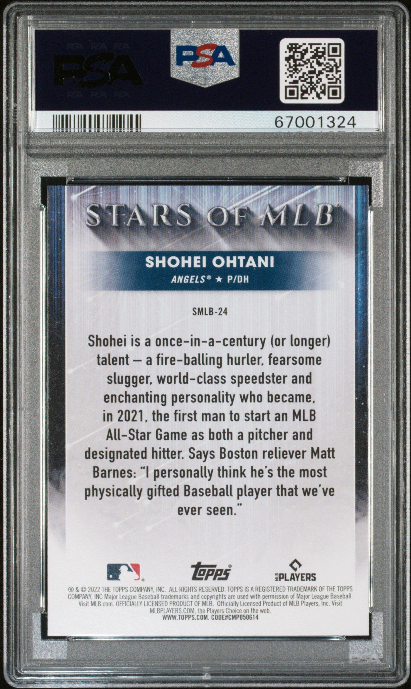 2022 Topps Stars Of Mlb Smlb24 Shohei Ohtani PSA 9