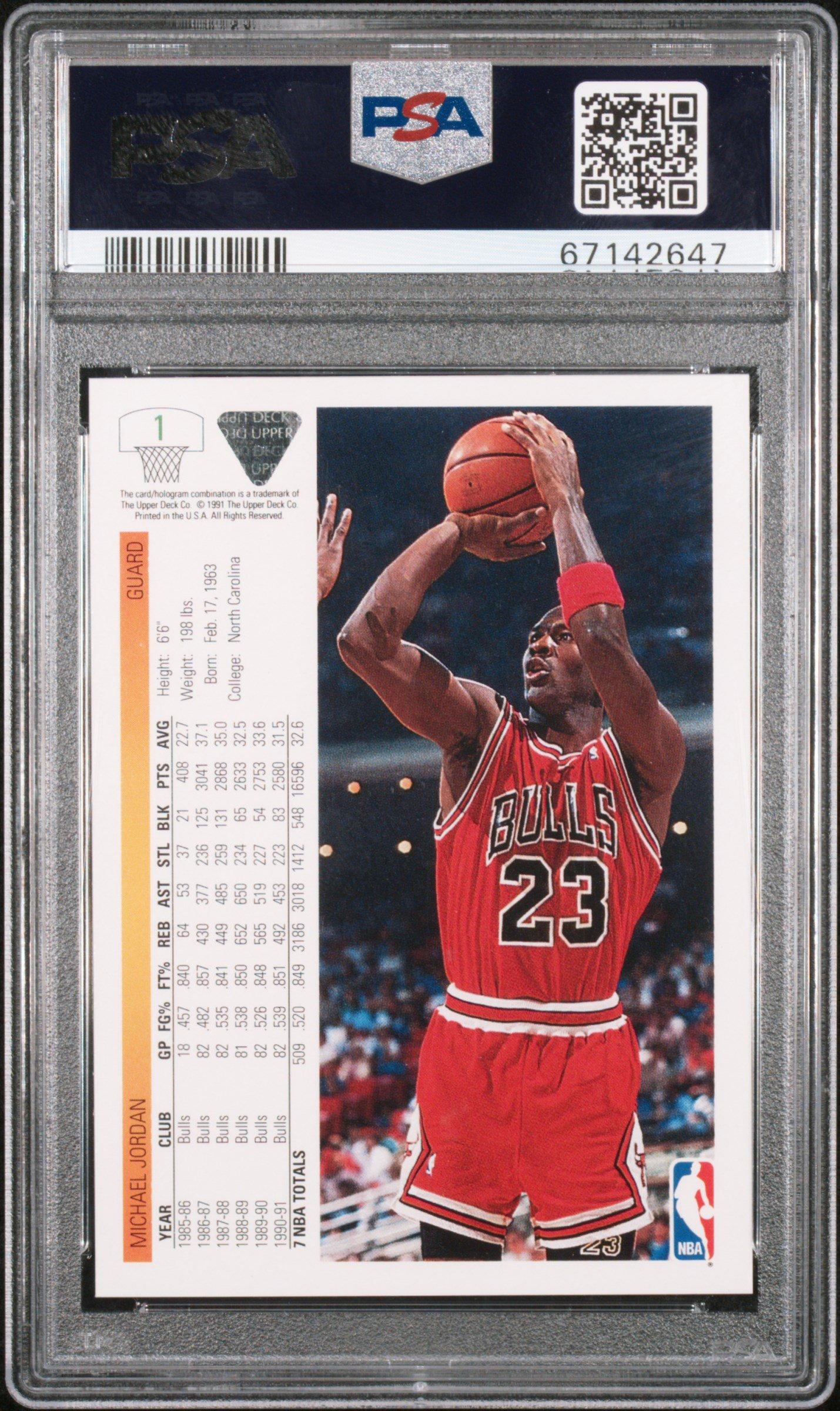 1991 Upper Deck Promos 1 Michael Jordan PSA 9 | GameStop