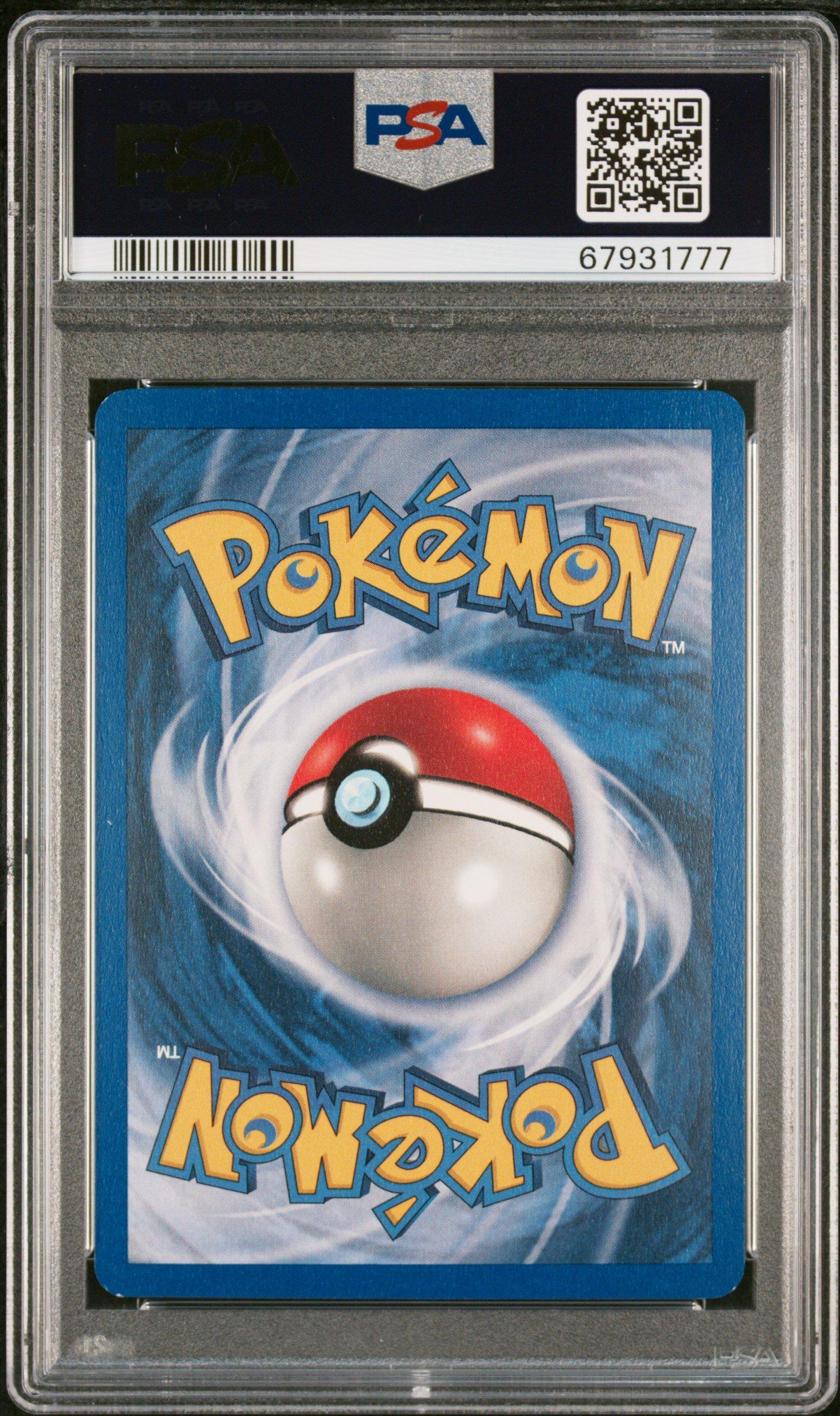 2001 Pokemon Neo Discovery 8 Politoed-holo PSA 8