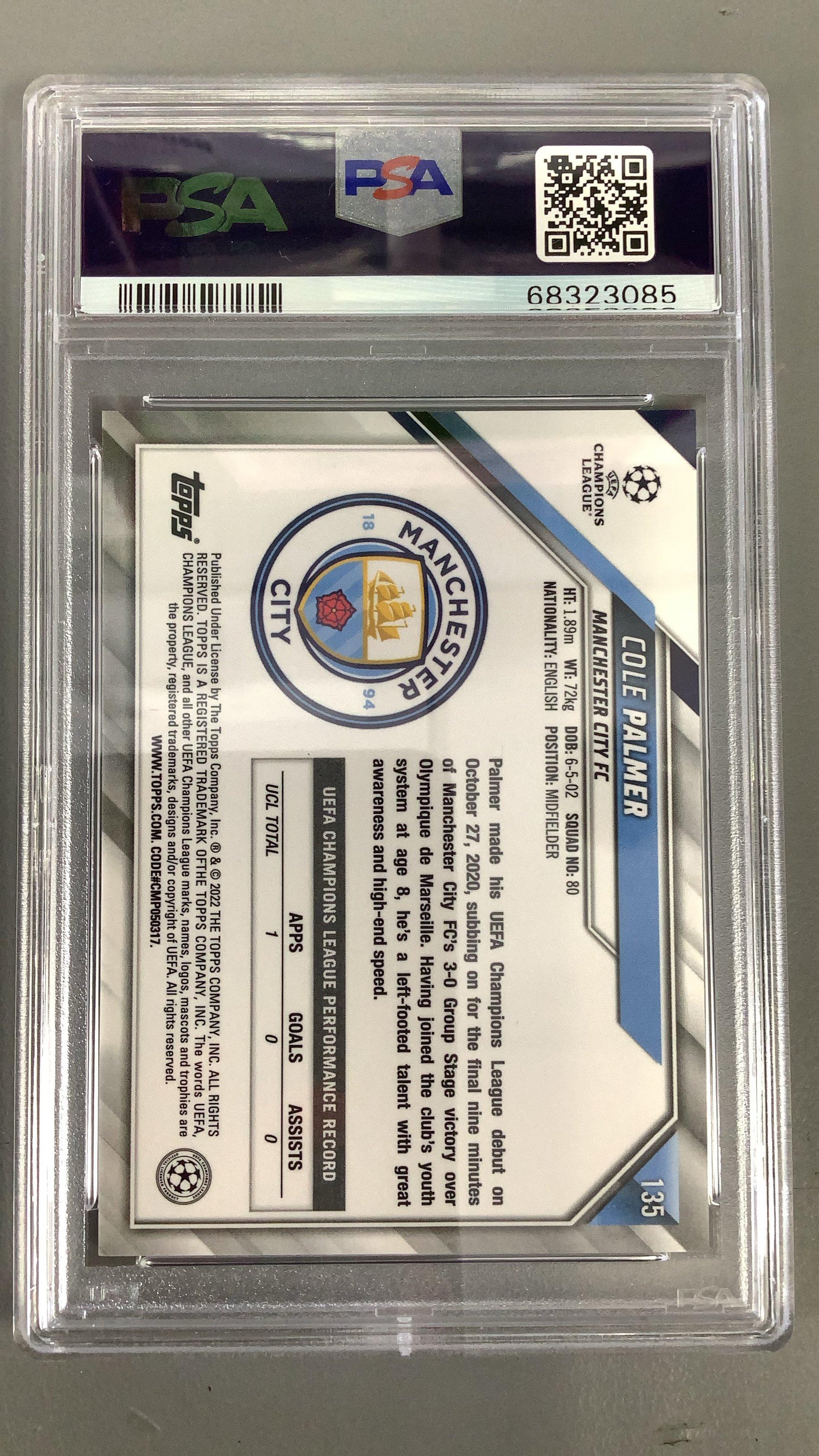 2021-2022 Topps Chrome Sapphire Edition Uefa Champions League 135