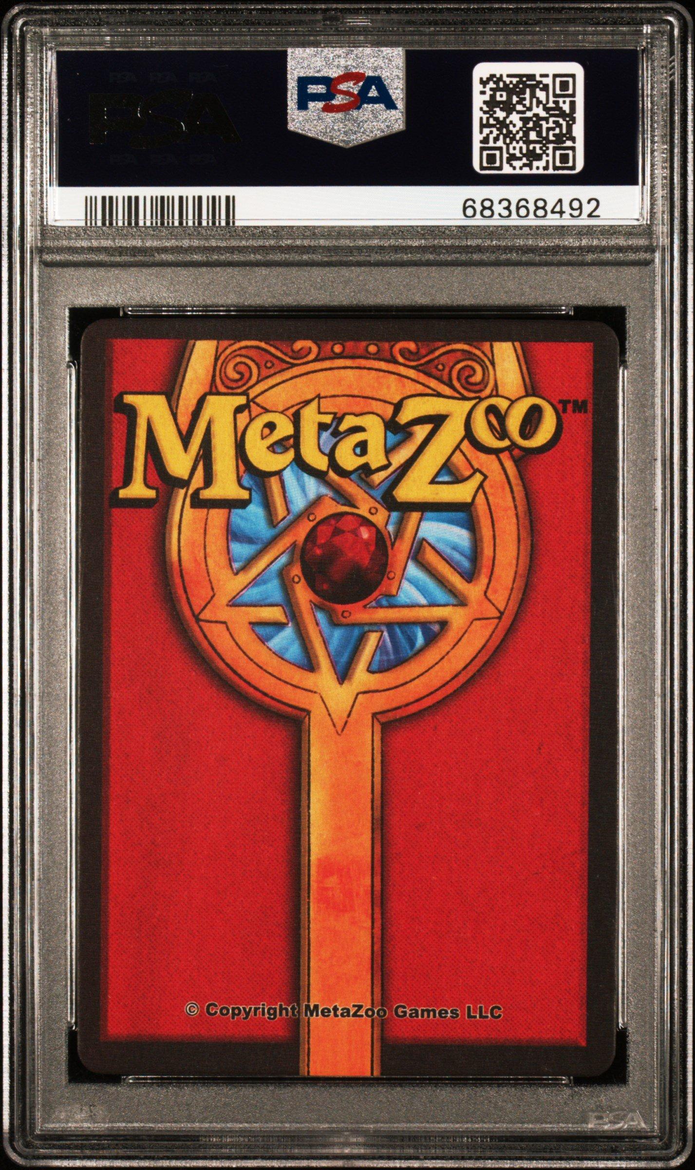 2021 Metazoo Cryptid Nation 23 Death Beam-holo 1st Edition PSA 10