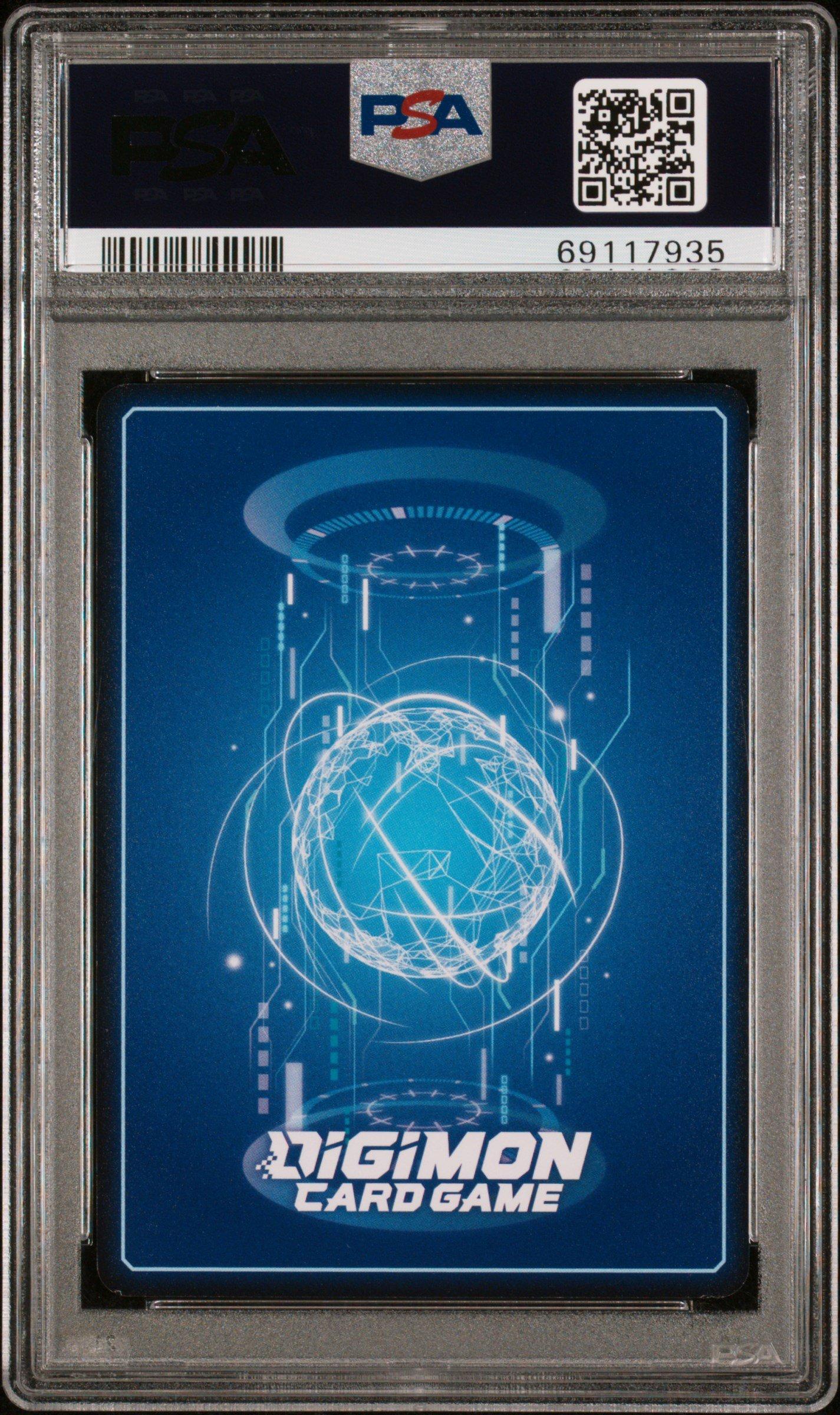 2022 Digimon Japanese Promo 008 Gammamon Illustration Competition Promotion Pack PSA 9