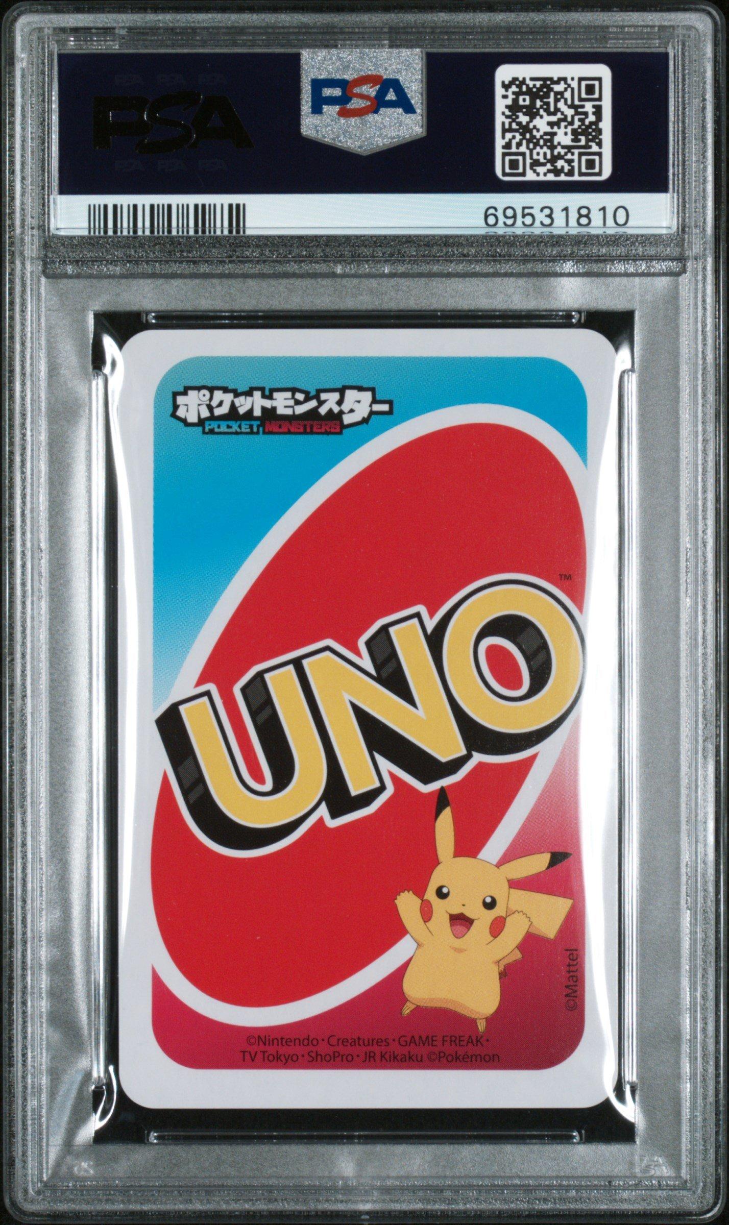 2020 Uno Pokemon Charizard Japanese Back-red-#4 PSA 10 Graded Card