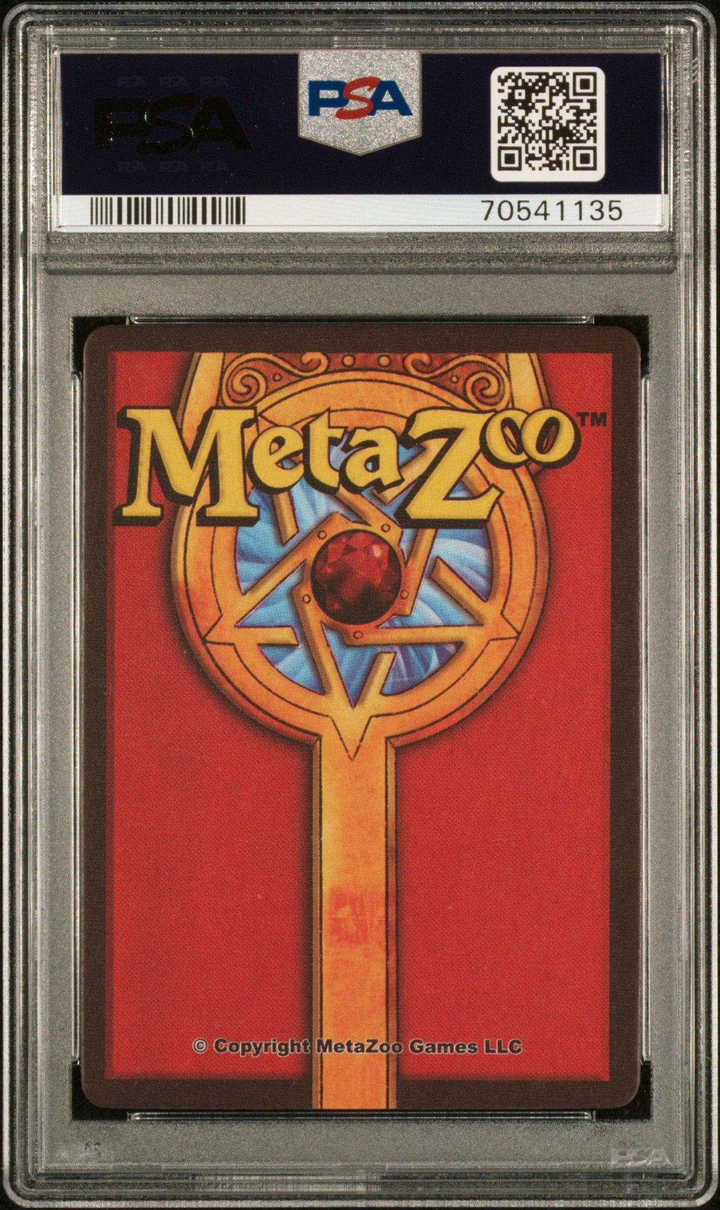 2021 Metazoo Cryptid Nation 3 Mothman-holo 1st Edition PSA 10