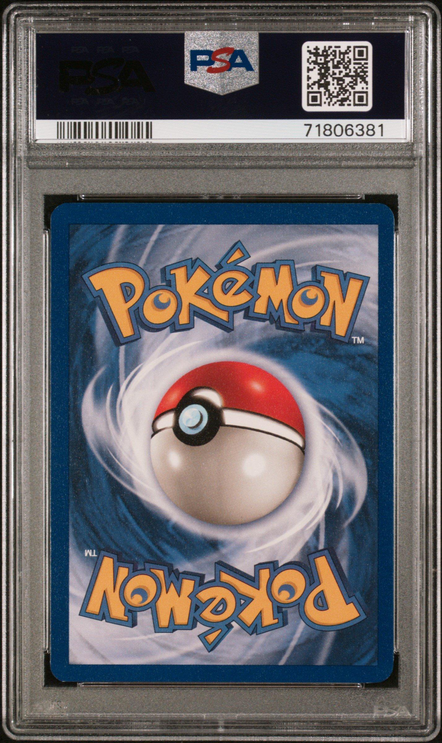 1999 Pokemon Jungle 10 Scyther-holo PSA 8