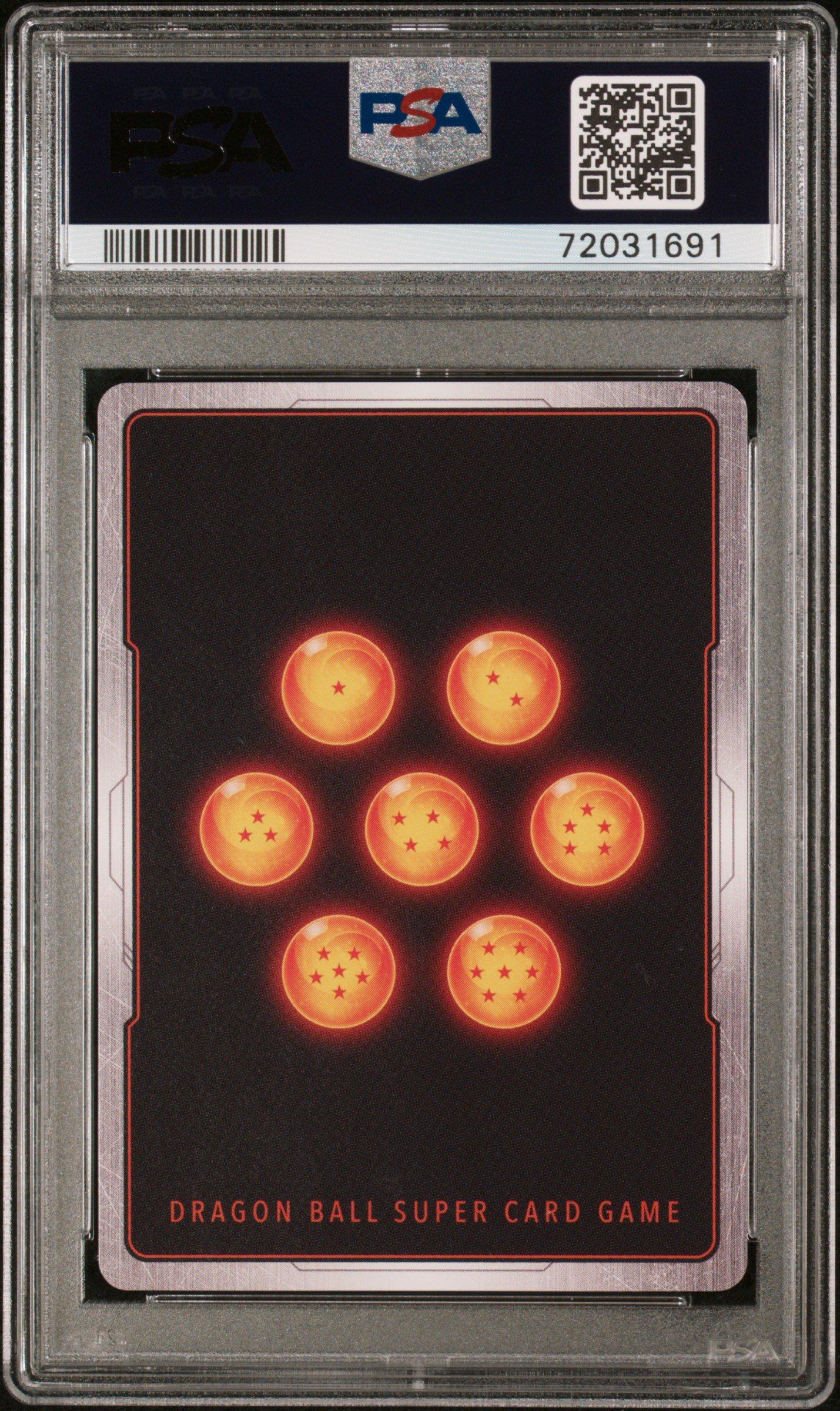 2022 Dragon Ball Super Card Game Theme Selection History Of Son Goku Bt13-012 Ss Son Goku, The Legend Personified PSA 10