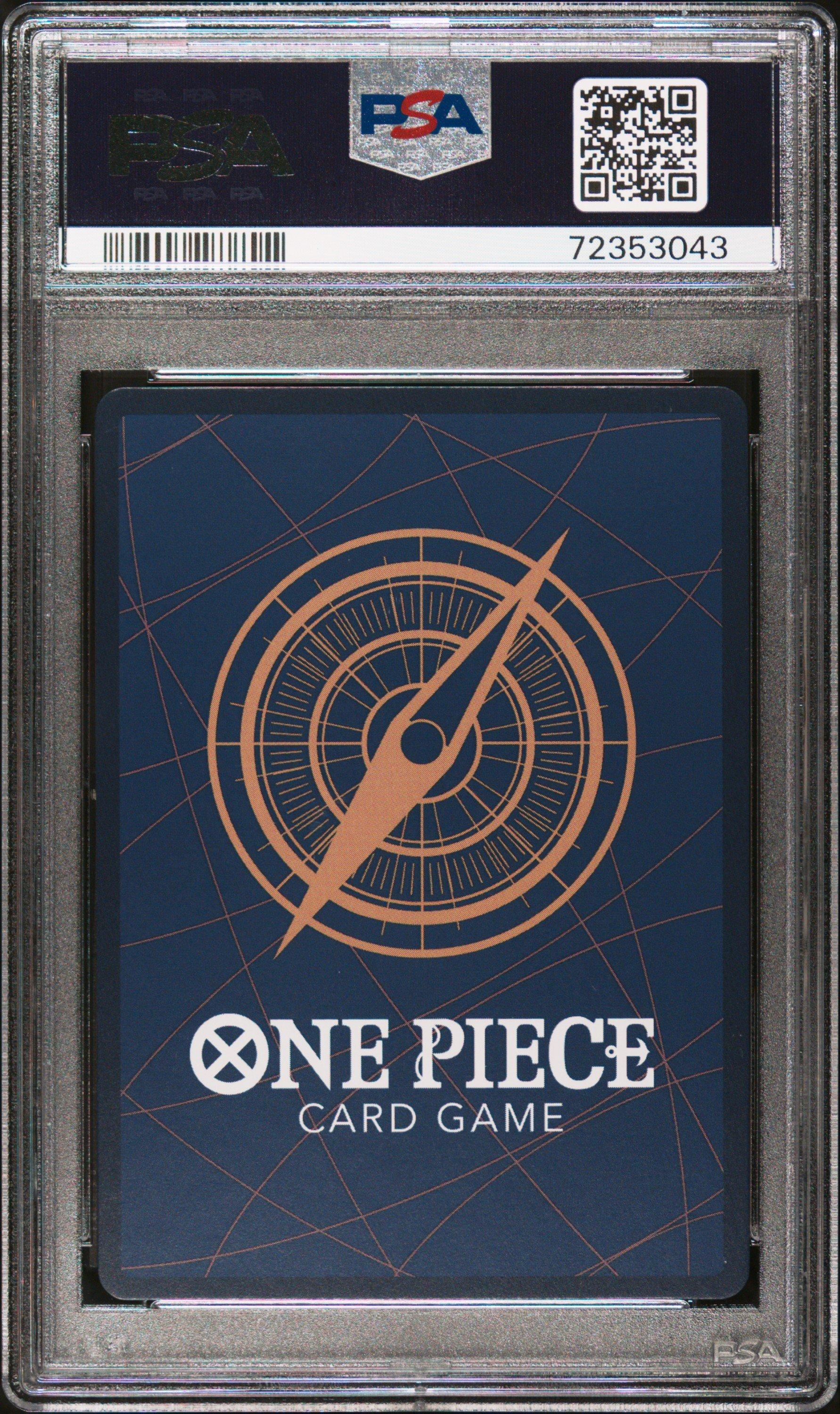 2022 One Piece Op01-romance Dawn Trafalgar Law Alternate Art-errata PSA 10