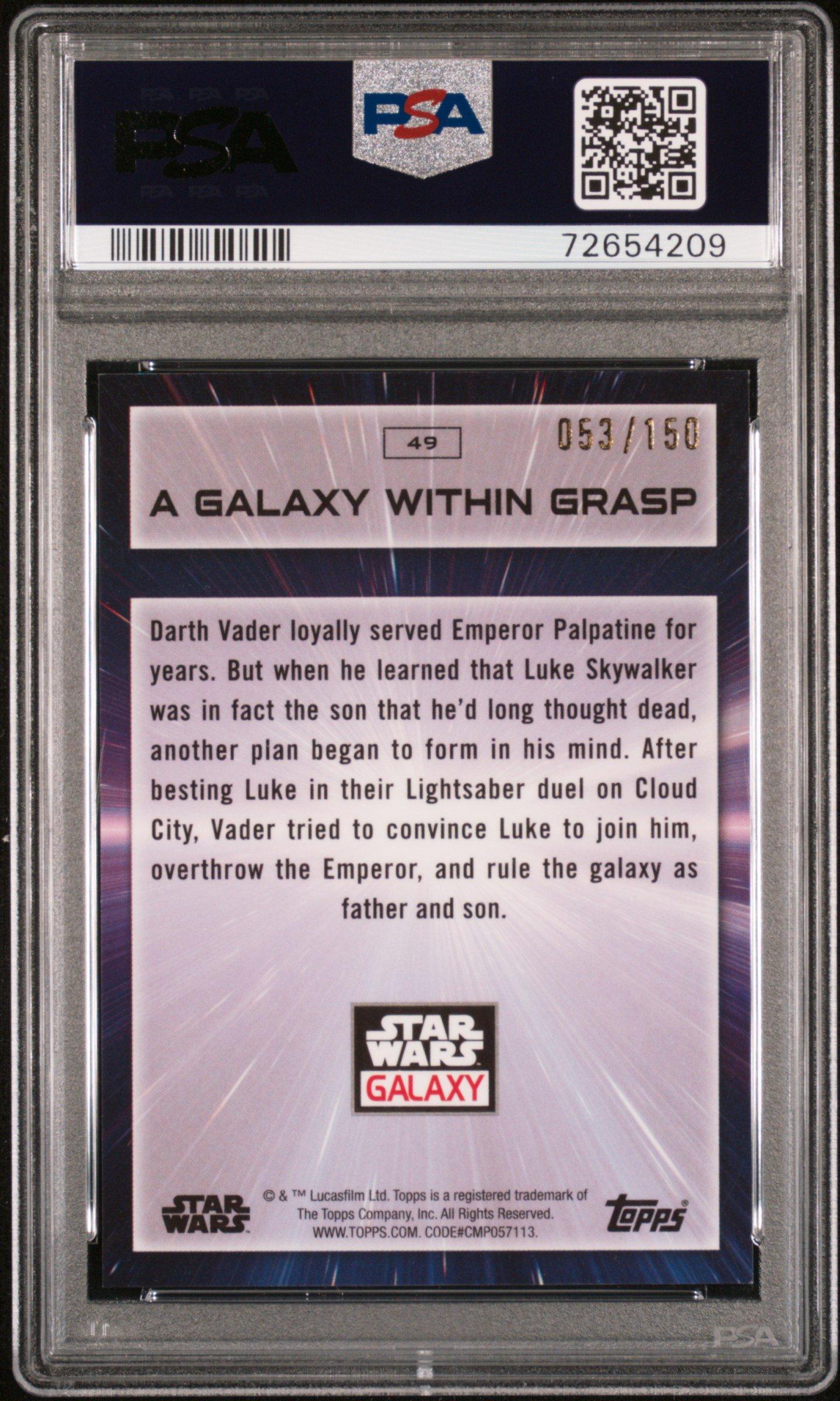 2022 Topps Chrome Star Wars Galaxy 49 A Galaxy Within Grasp Atomic