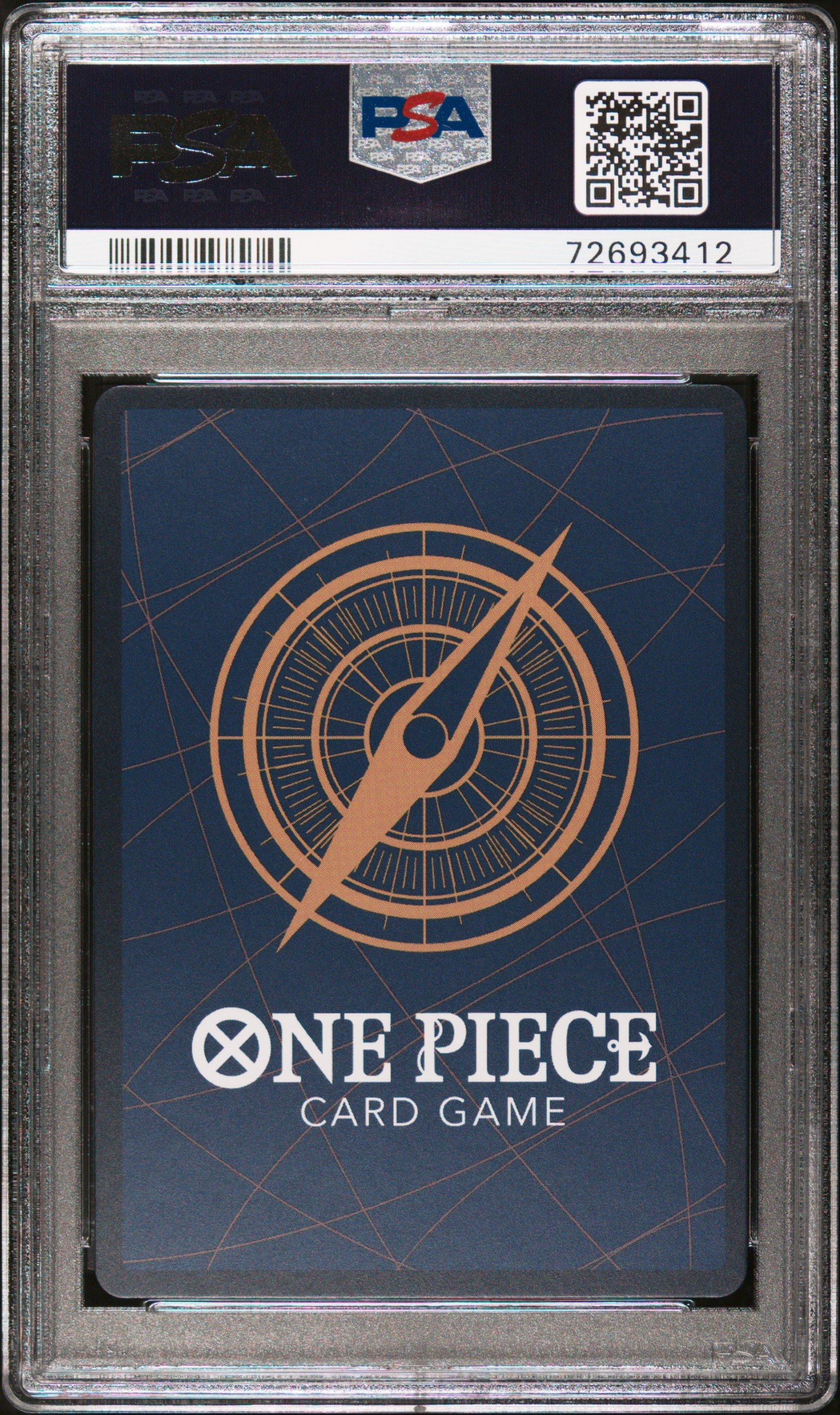2022 One Piece Japanese 25th Anniversary Premium Card Collection 001 Monkey D. Luffy PSA 10