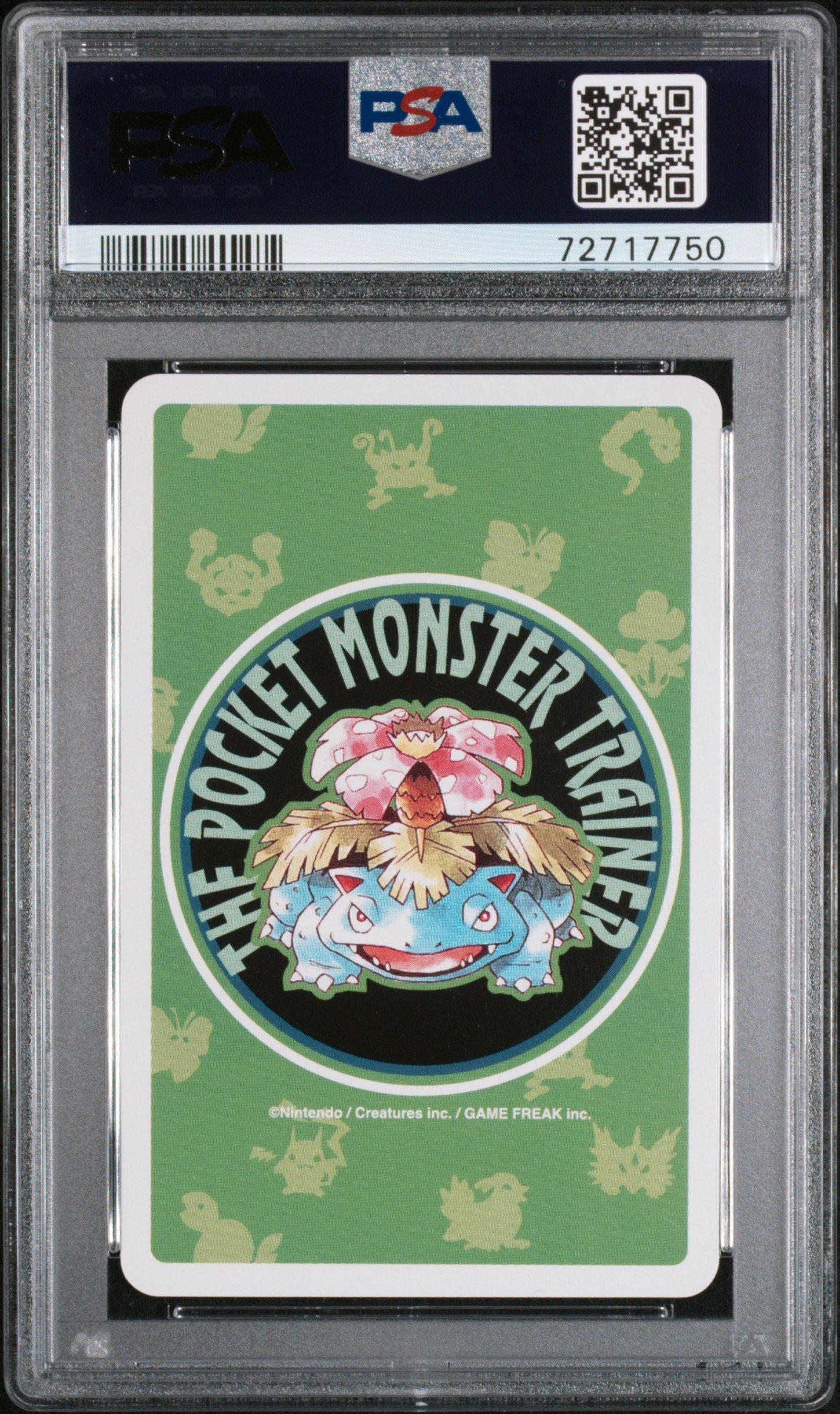 1996 Pokemon Green Version Playing Cards 025 Pikachu 3 Of Diamonds PSA 10
