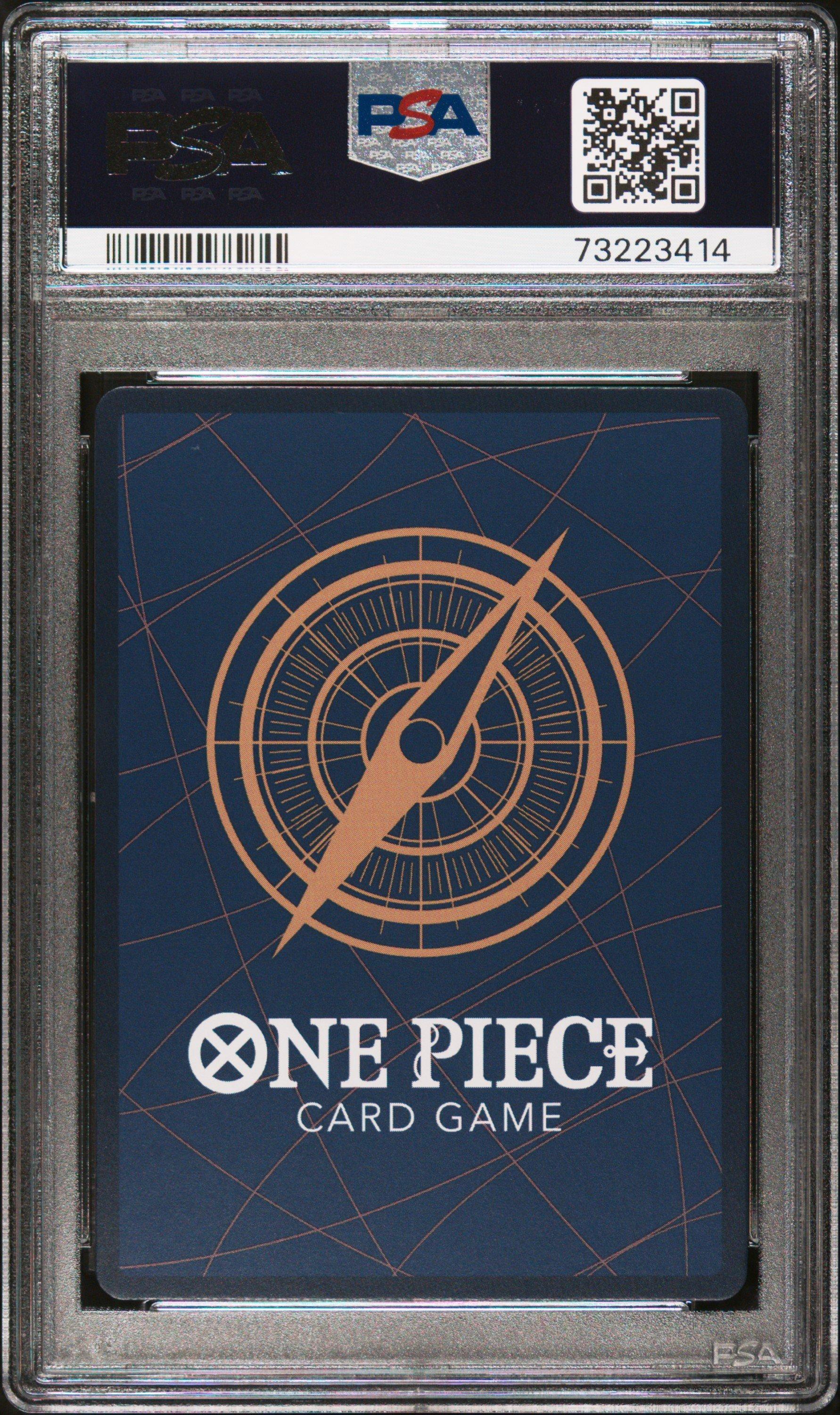 2022 One Piece Romance Dawn 070 Dracule Mihawk Alternate Art-errata PSA 10