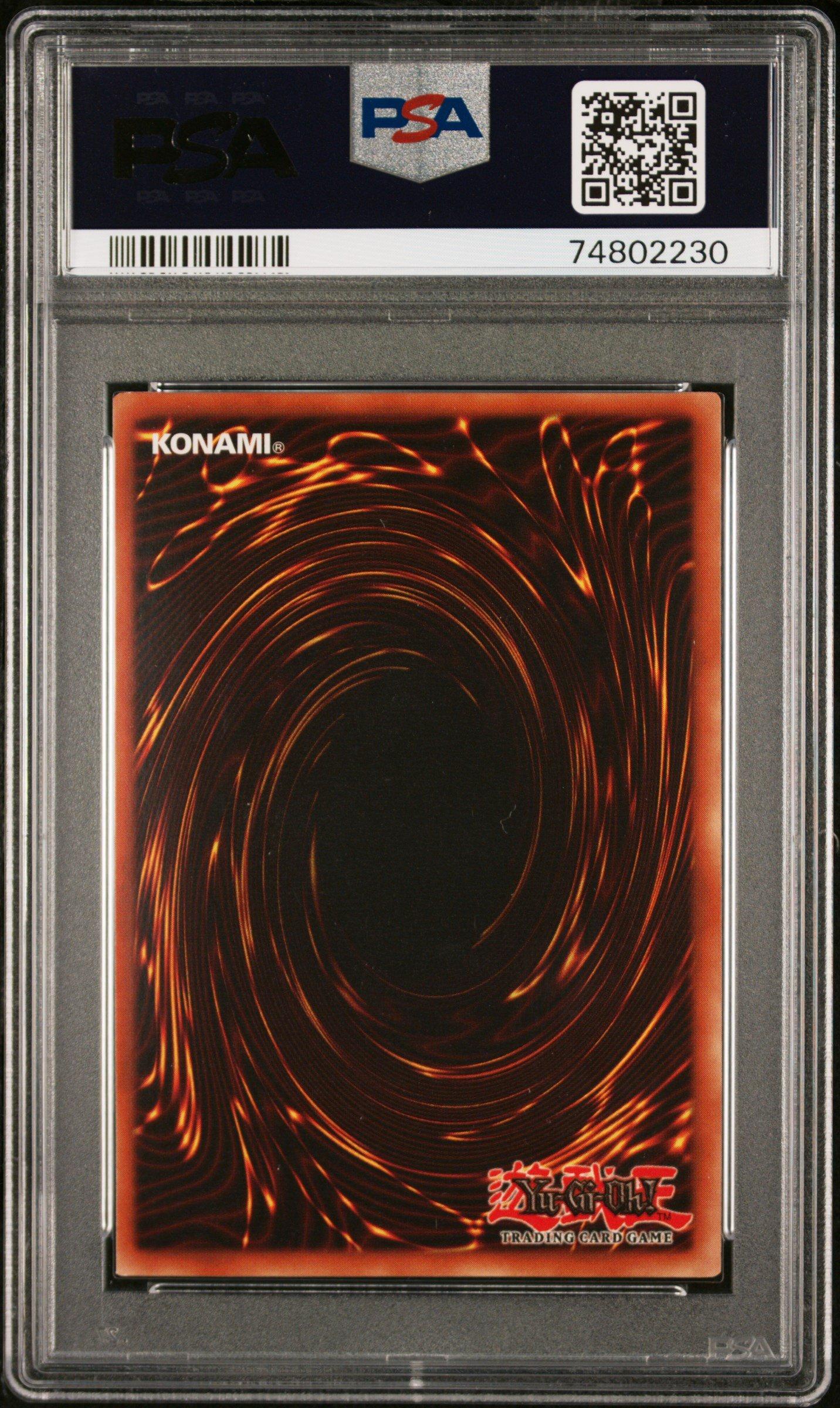 2002 Yu-gi-oh! Psv-pharaoh's Servant 000 Jinzo Reverse Foil Error PSA 10