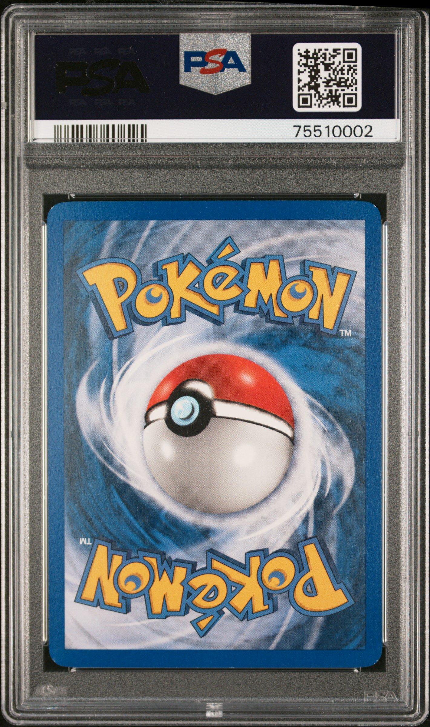 2005 Pokemon Ex Emerald 19 Rhydon-reverse Foil PSA 8
