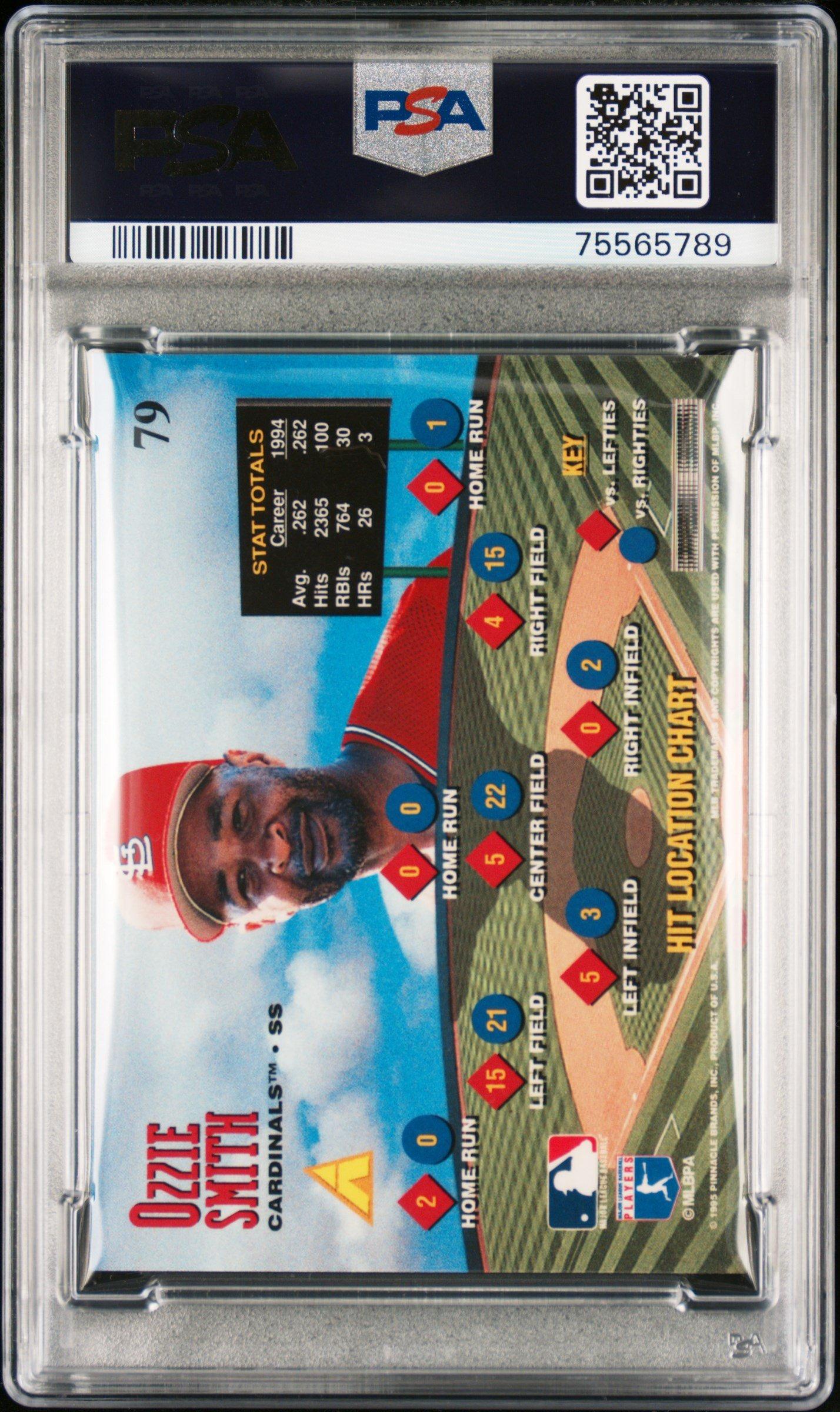 Ohm DMD CHARITY DOMUNDI トレカ セット 1995 Zenith 79 Ozzie Smith PSA 10 Graded Card | GameStop