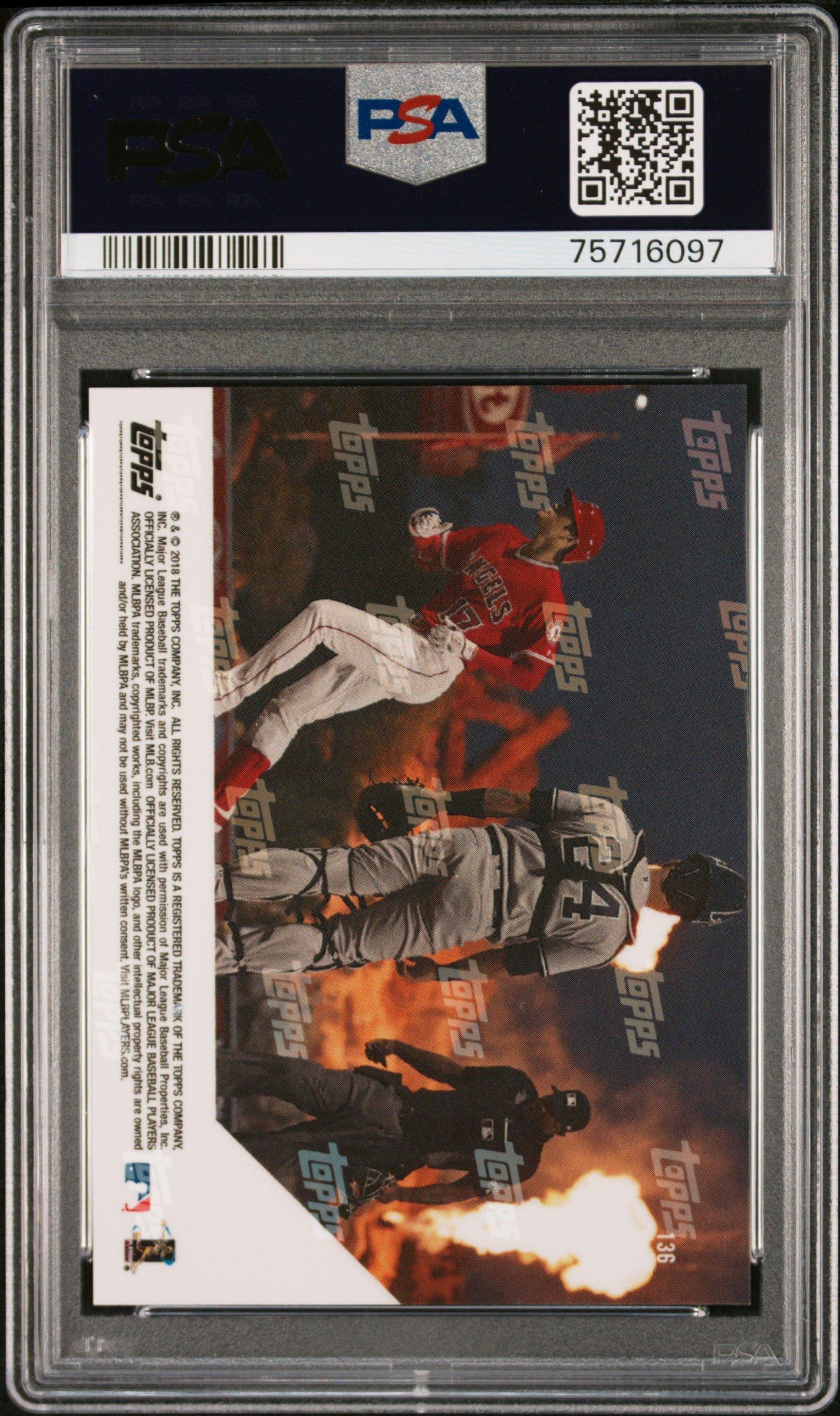 2018 Topps Now 136 Shohei Ohtani PSA 10