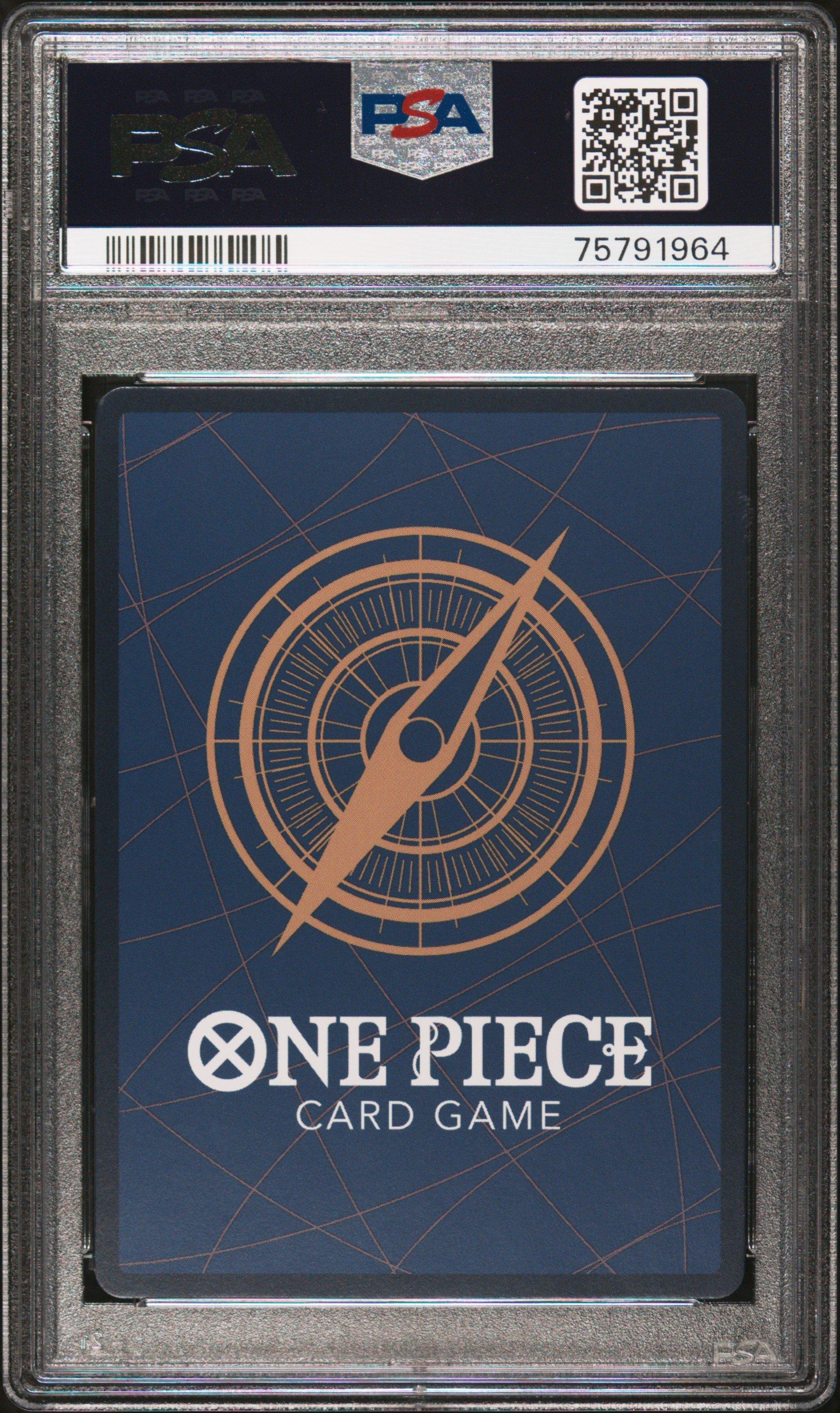 2022 One Piece Japanese Op02-paramount War 120 Uta Alternate Art PSA 10