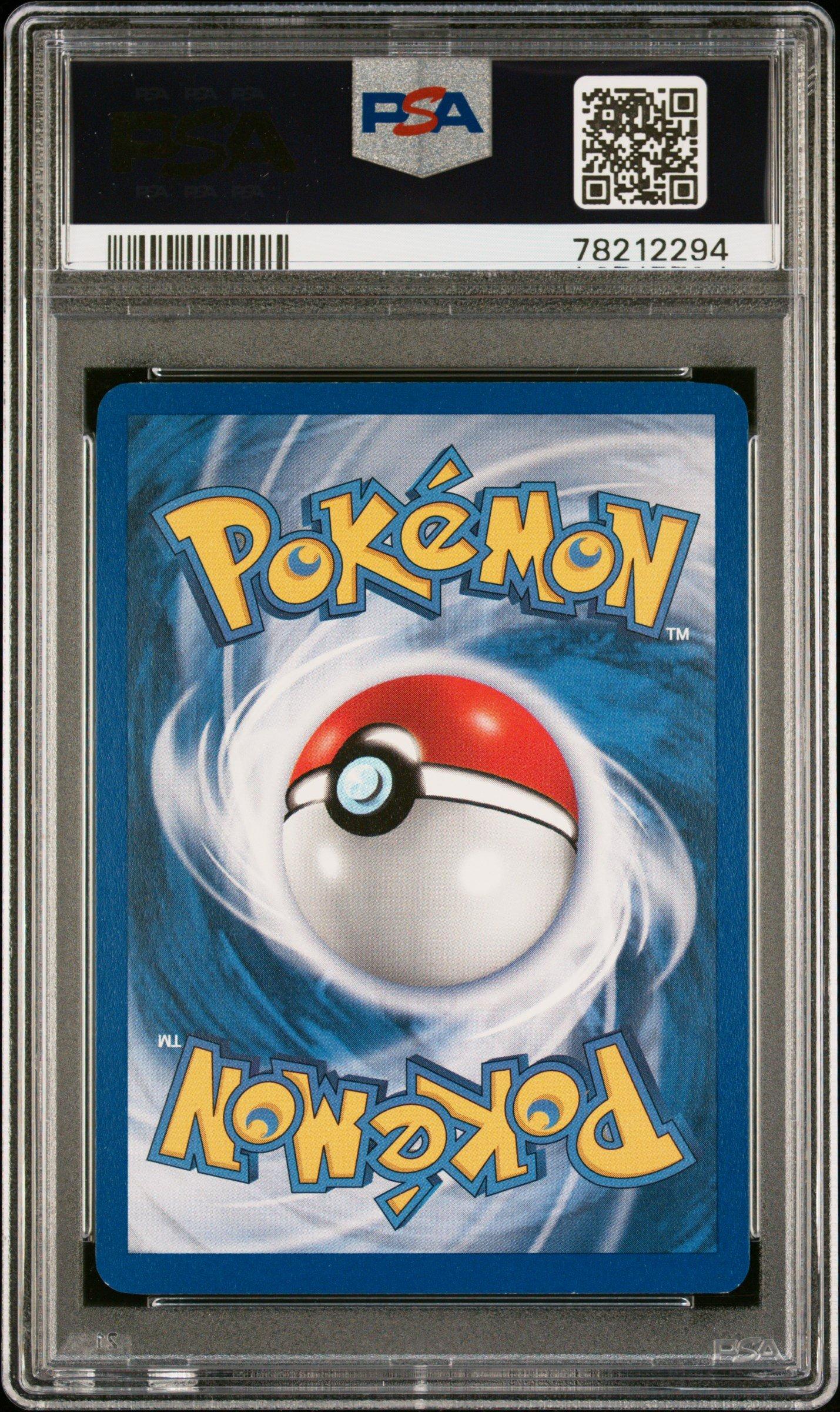 2000 Pokemon Rocket 17 Rainbow Energy-holo PSA 8