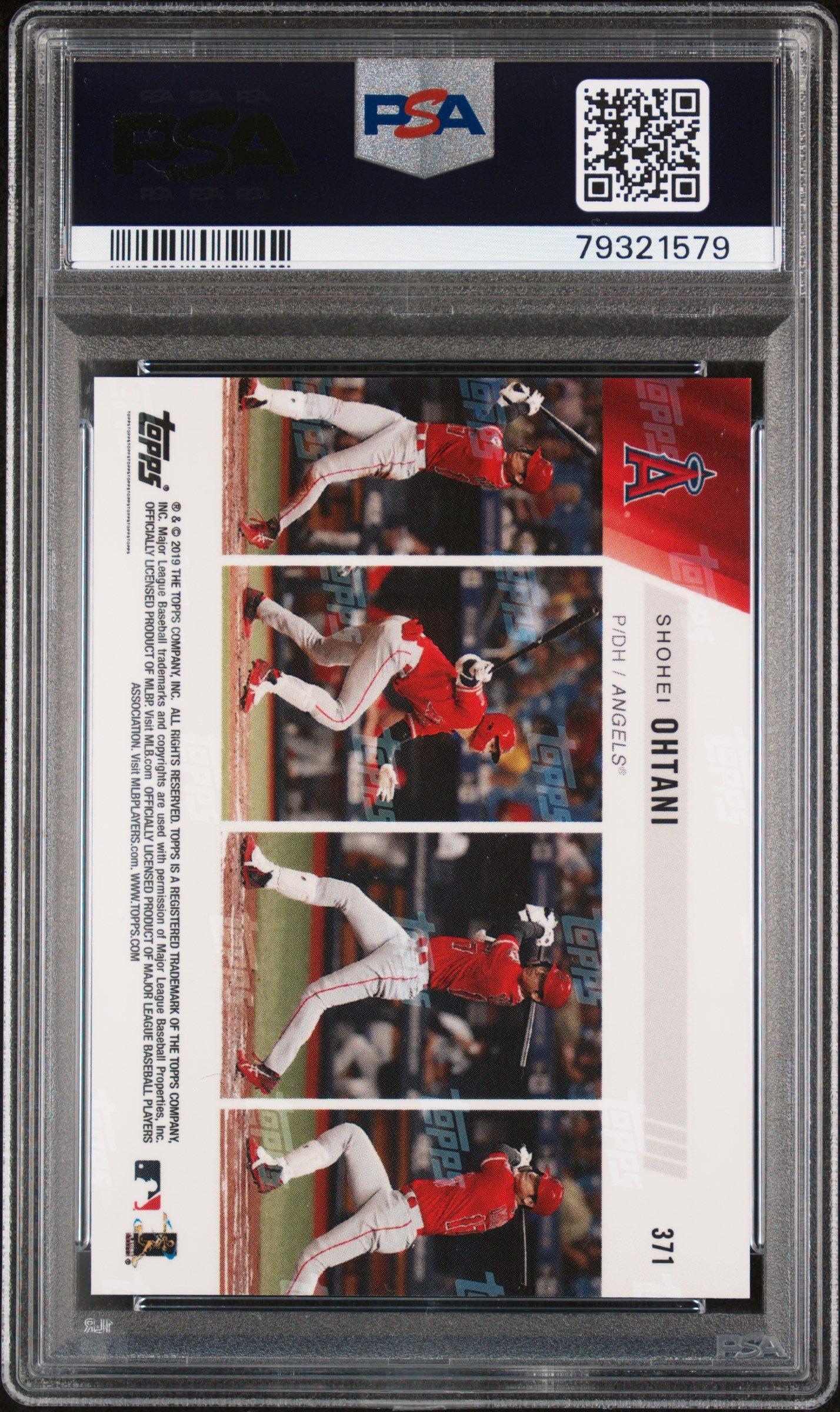 2019 Topps Now 371 Shohei Ohtani PSA 10