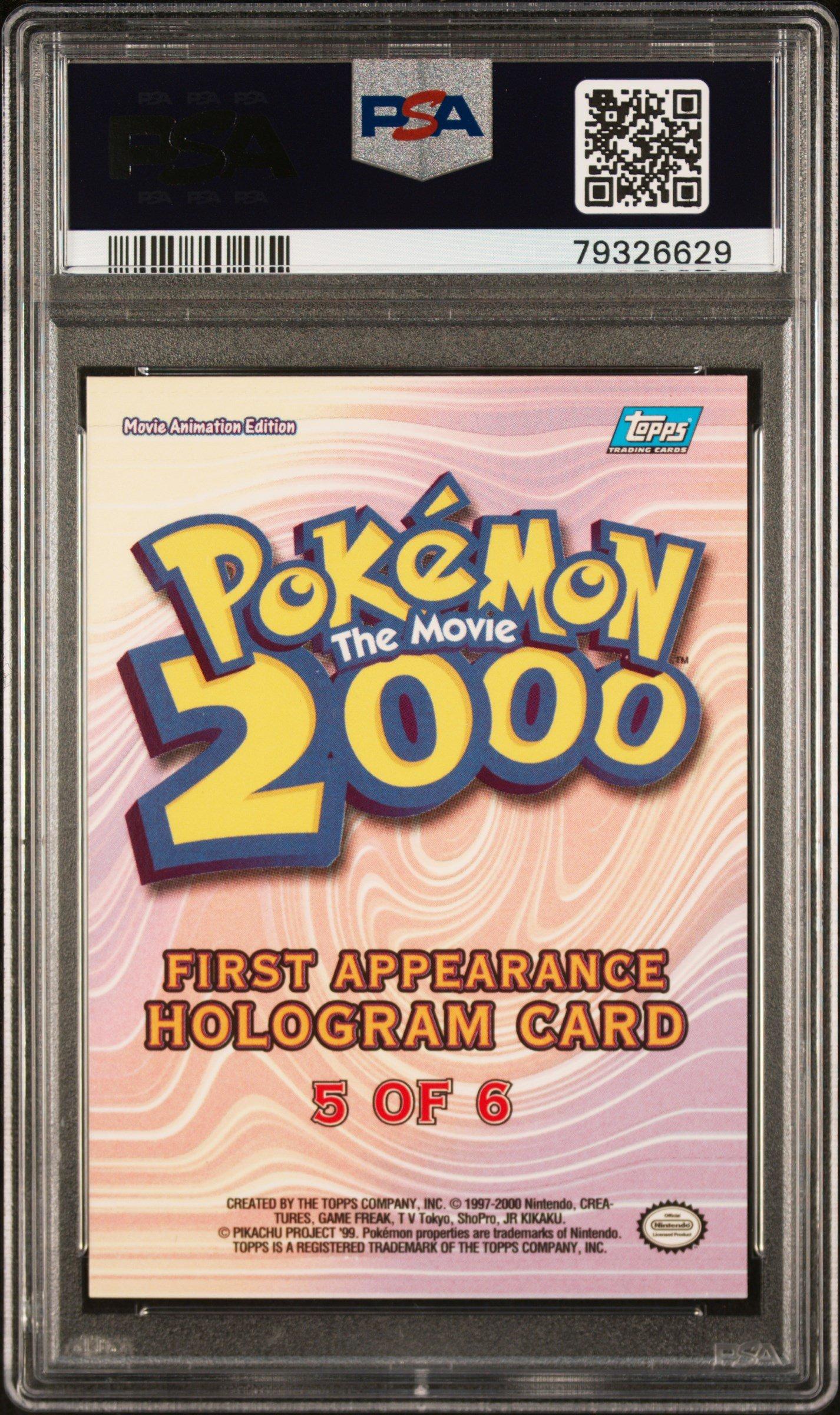 2000 Topps Pokemon The Movie 2000 First Appearance Foil 5 Ledyba PSA 8  Graded Card | GameStop